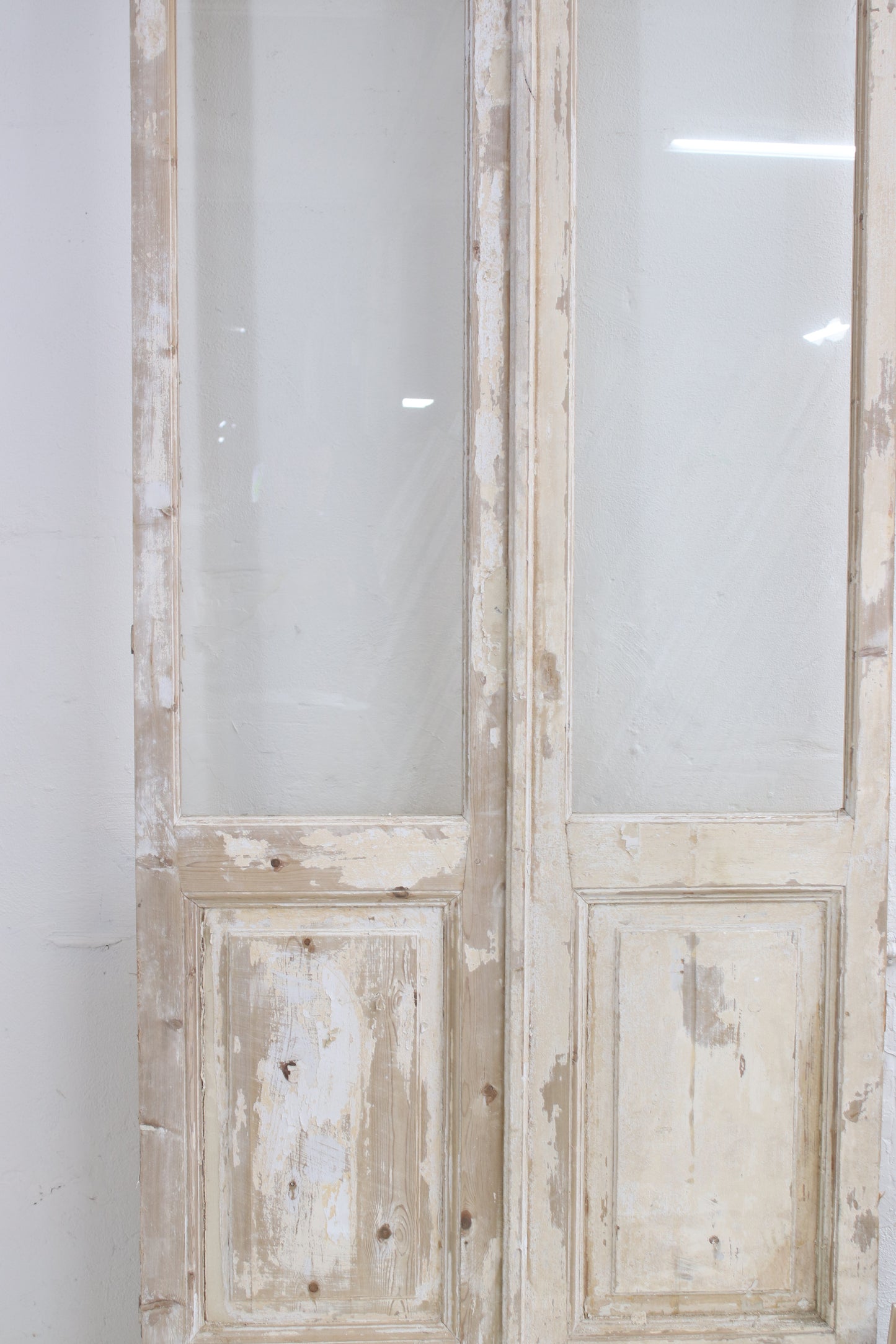 VINTAGE DBL FRENCH GLASS DOOR L069