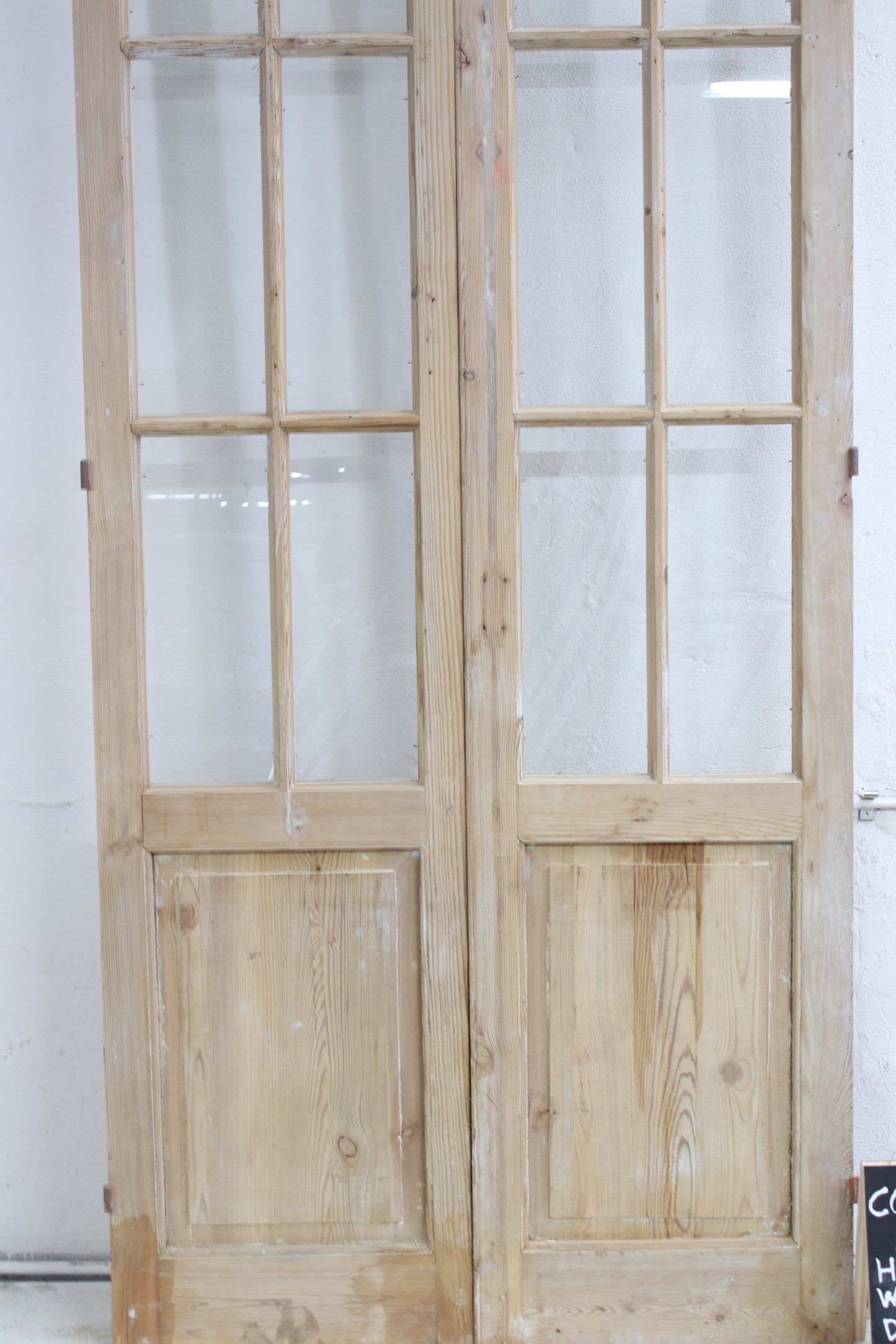 VINTAGE DBL FRENCH GLASS DOOR L075