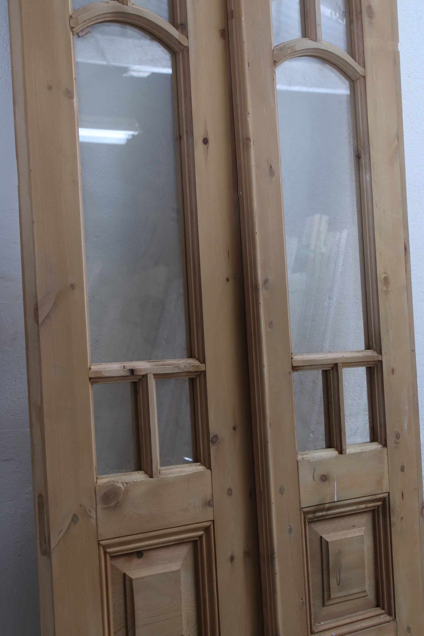 VINTAGE DBL FRENCH GLASS DOOR L100