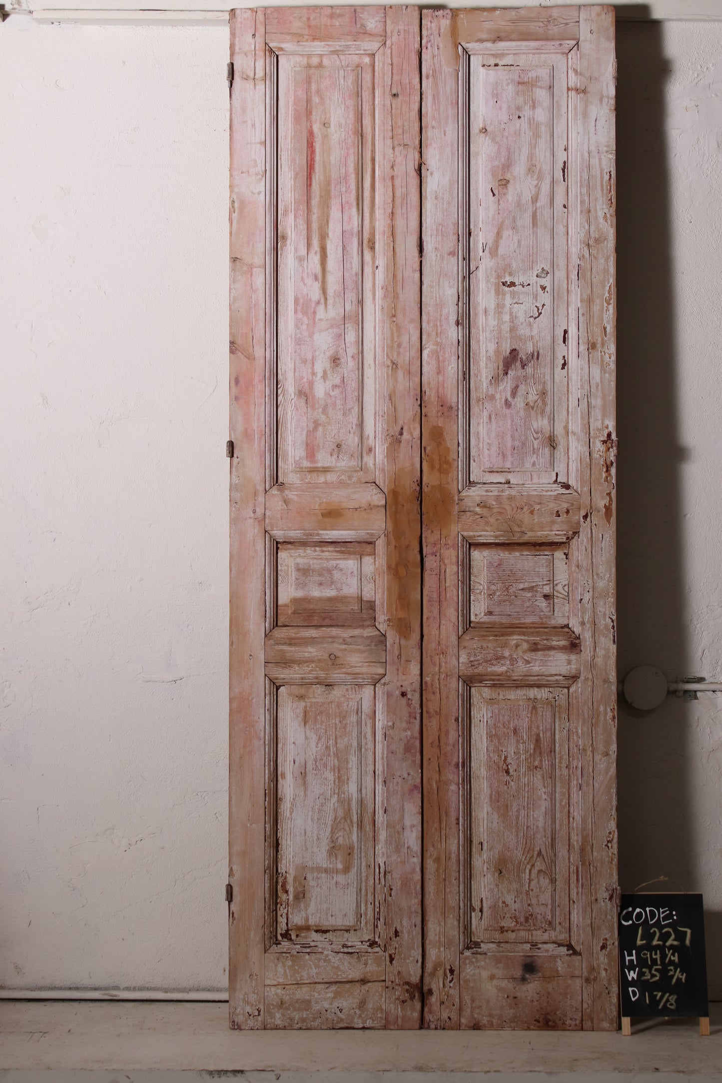 VINTAGE DBL FRENCH DOOR L227