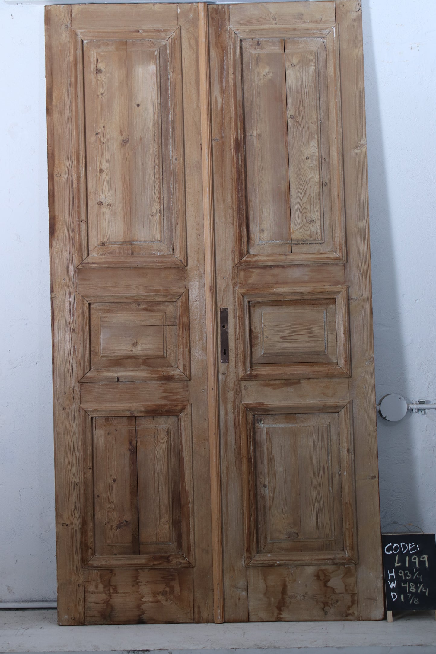 VINTAGE DBL FRENCH DOOR L199