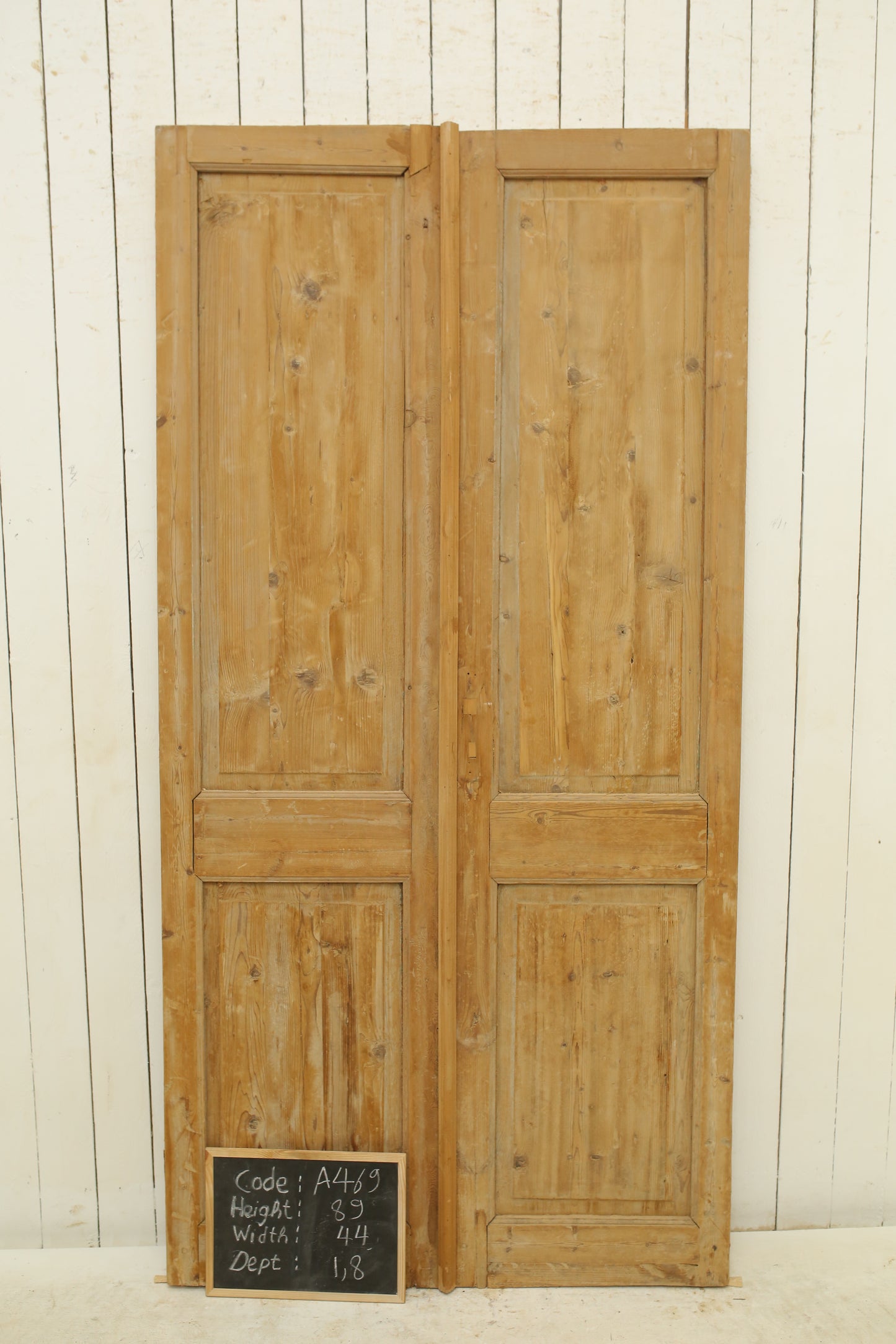 VINTAGE DBL FRENCH DOOR A469