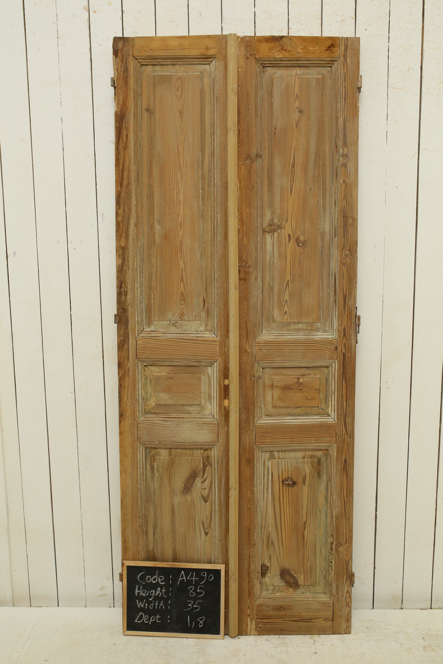 VINTAGE DBL FRENCH DOOR A490