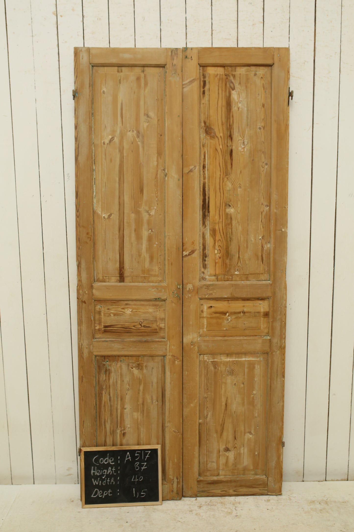 VINTAGE DBL FRENCH DOOR A517