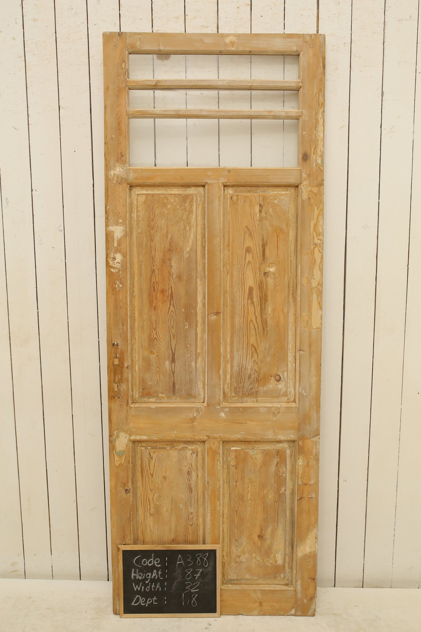 VINTAGE SINGLE GLASS DOOR A388