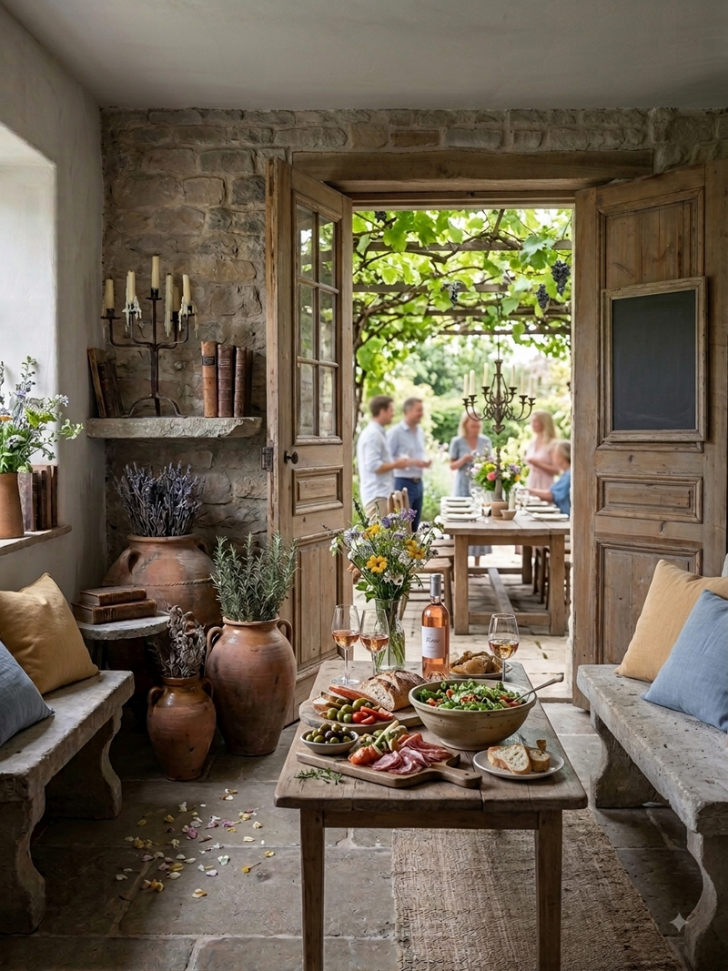 Bringing the Outdoors In: Vintage French Doors for Summer Entertaining