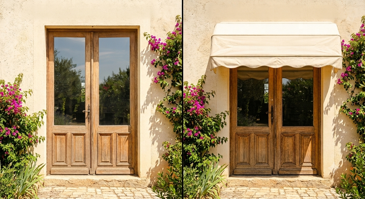 How Do You Protect a Vintage Door From Sun Fading and Summer Heat?