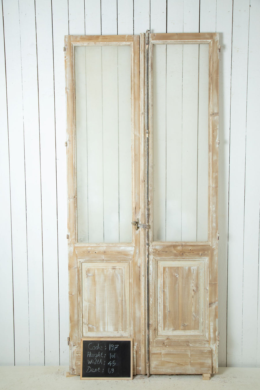 Vintage glass doors