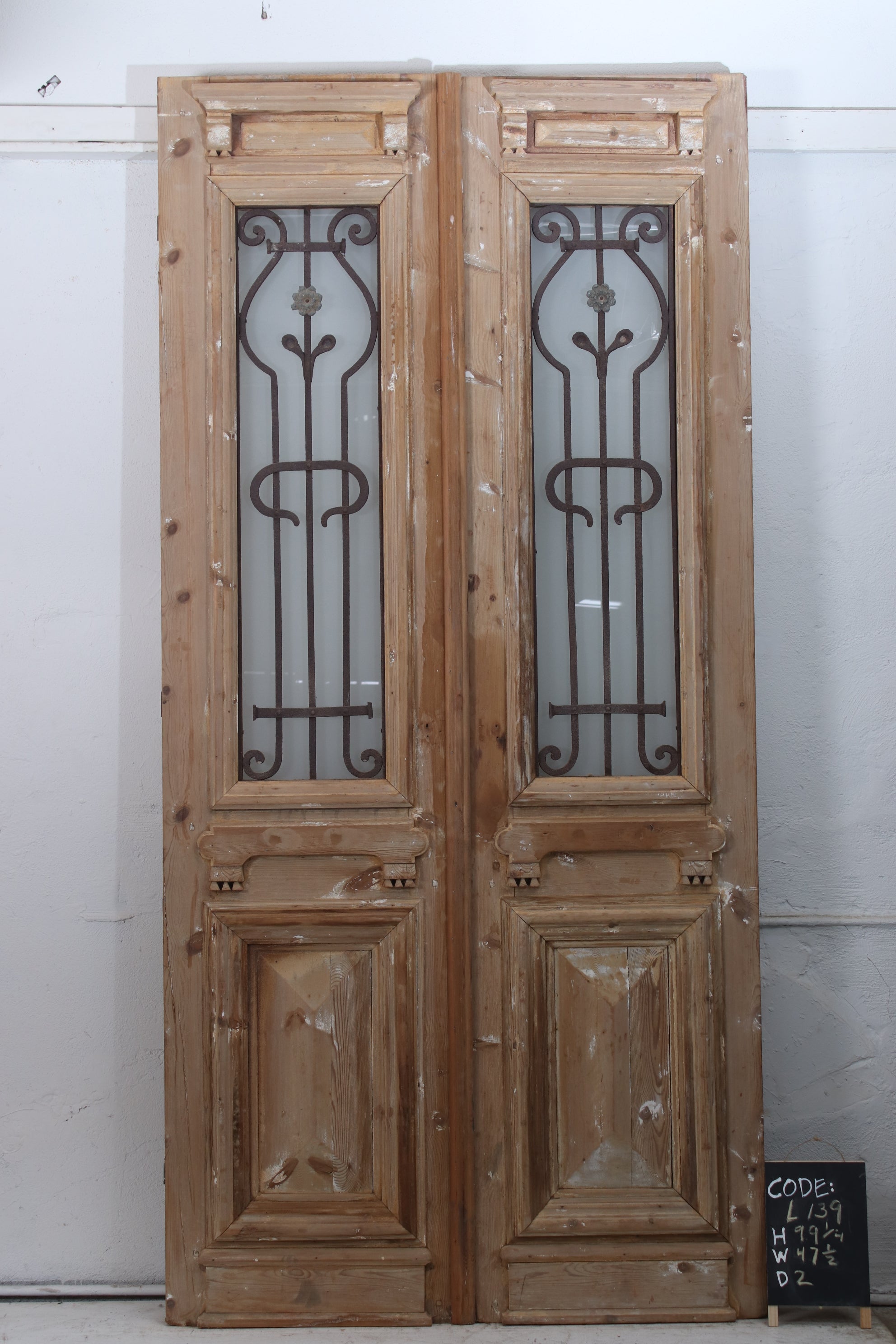 Vintage Doors with Iron