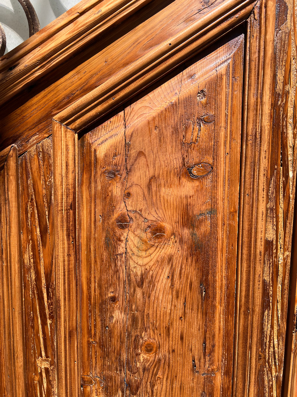 Vintage Double French Doors (with Metal) - A151
