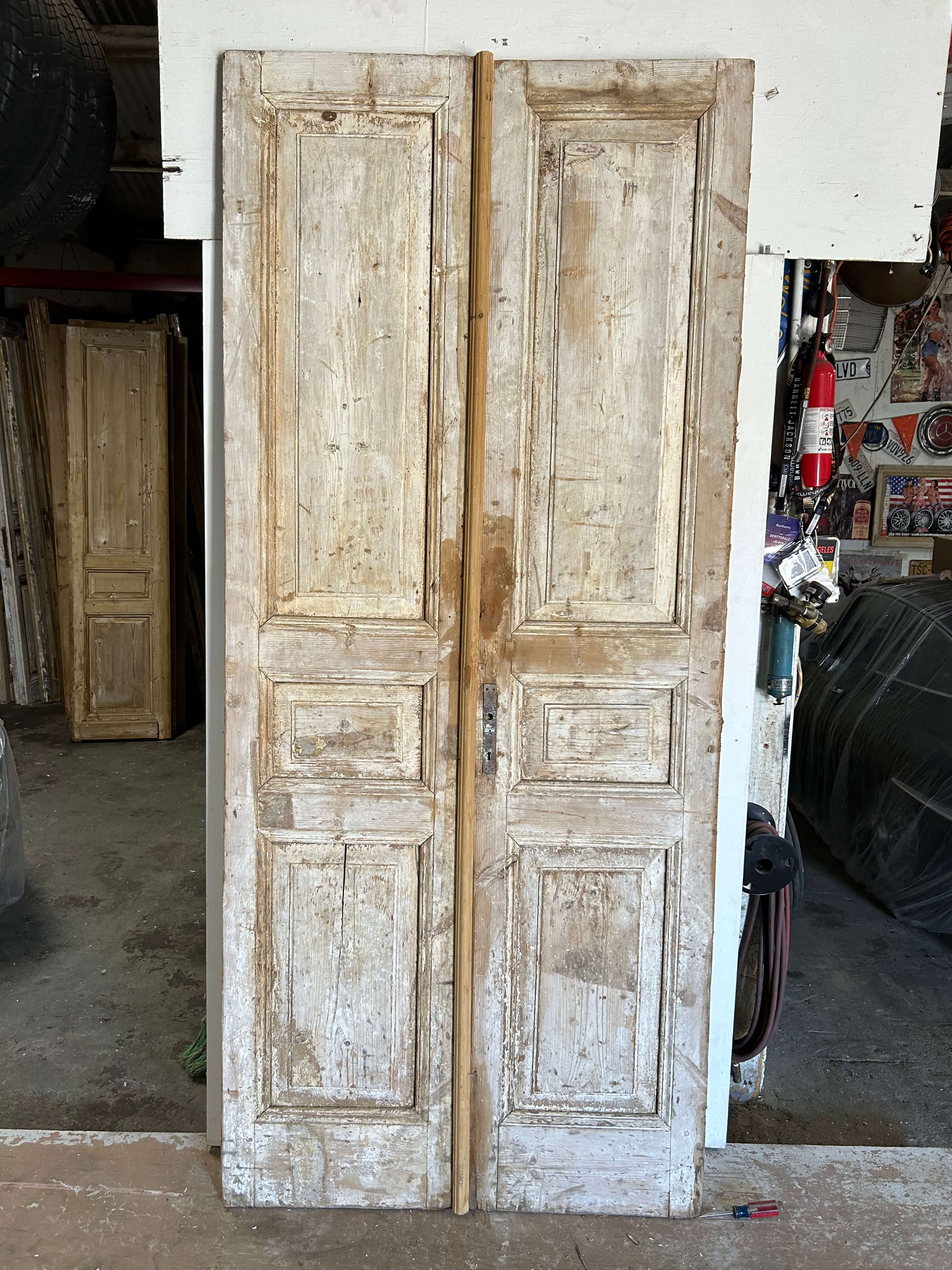 VINTAGE DBL FRENCH DOOR L063