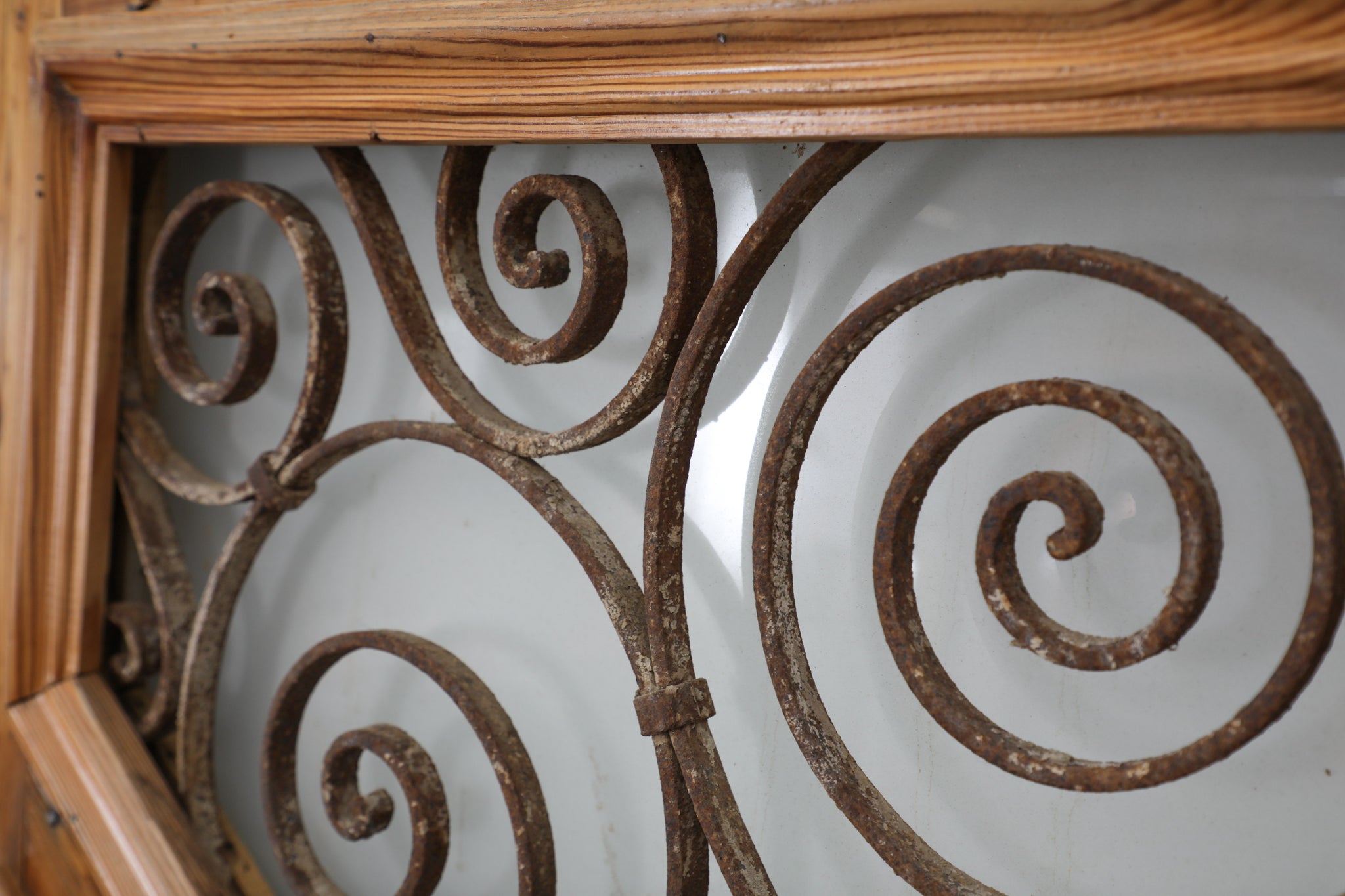 Vintage Double French Doors (with Metal) - A151