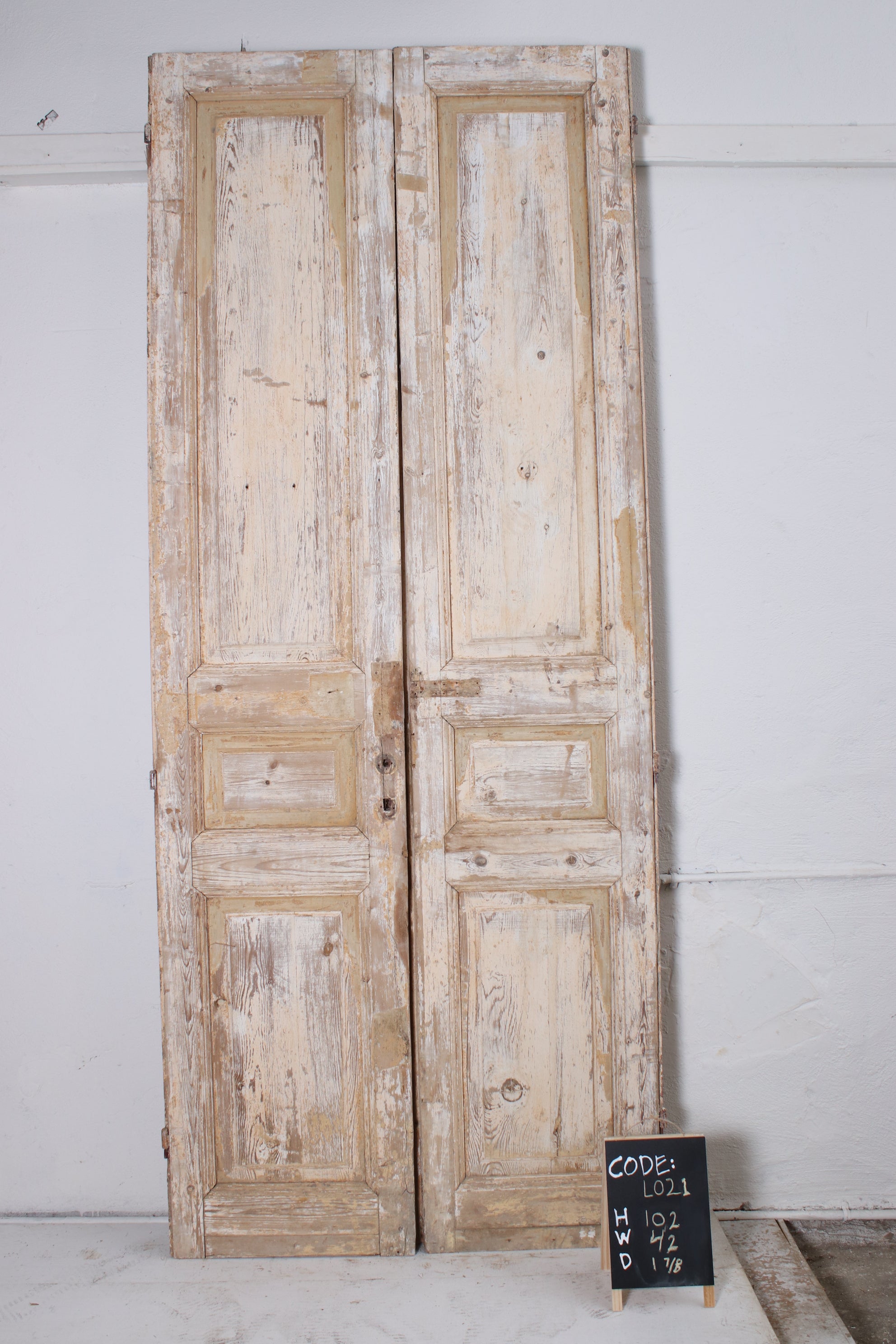 VINTAGE DBL FRENCH DOOR L021