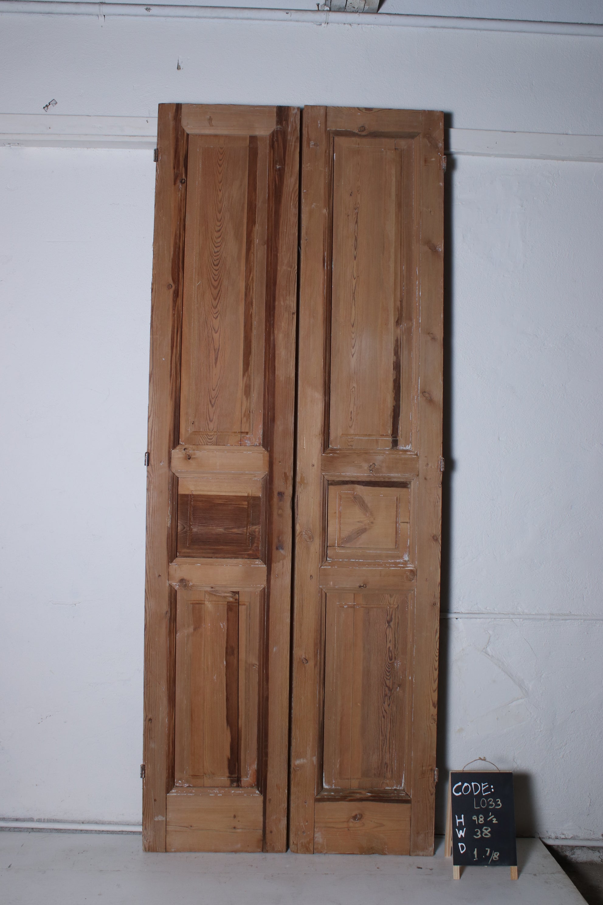 VINTAGE DBL FRENCH DOOR L033