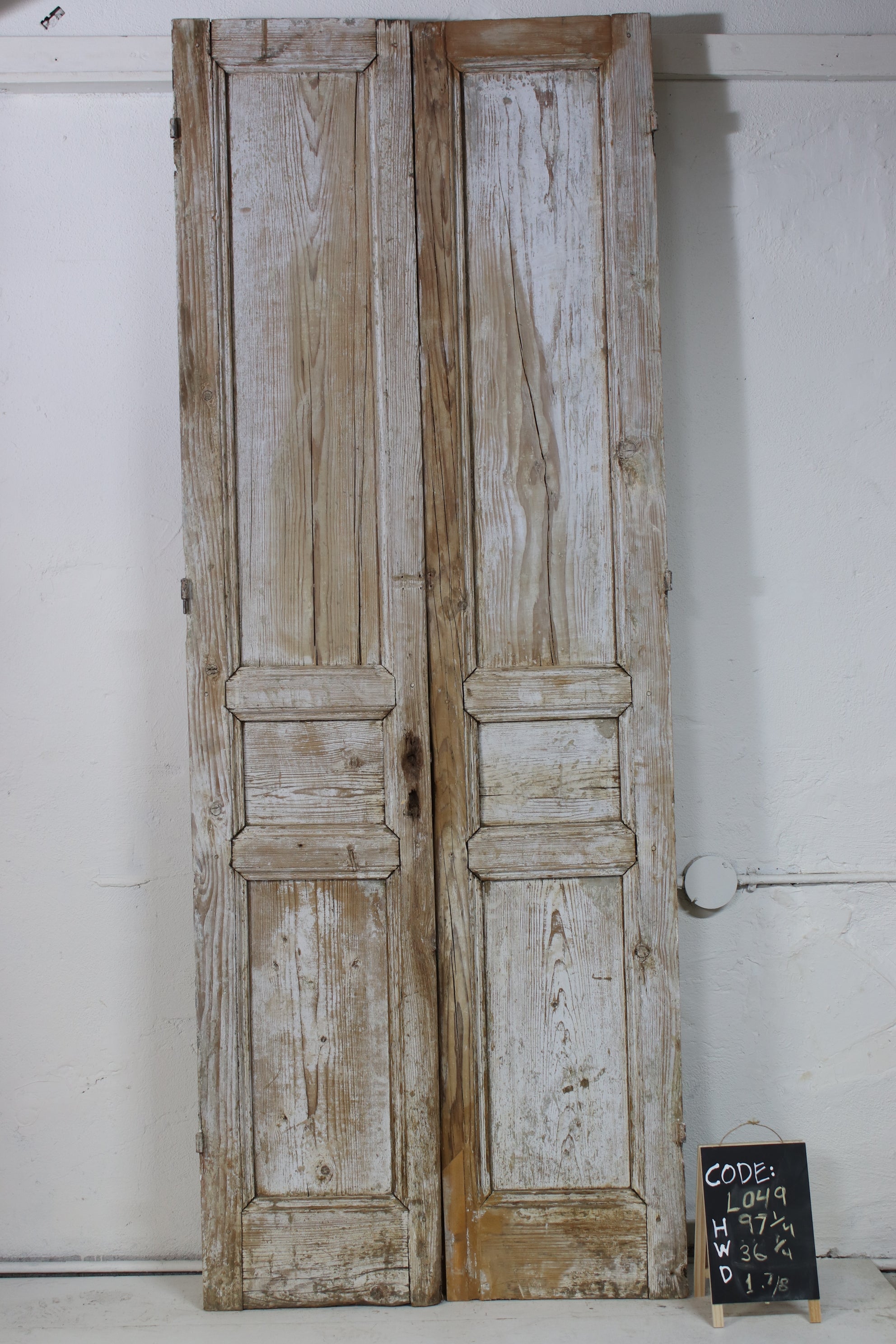 VINTAGE DBL FRENCH DOOR L049