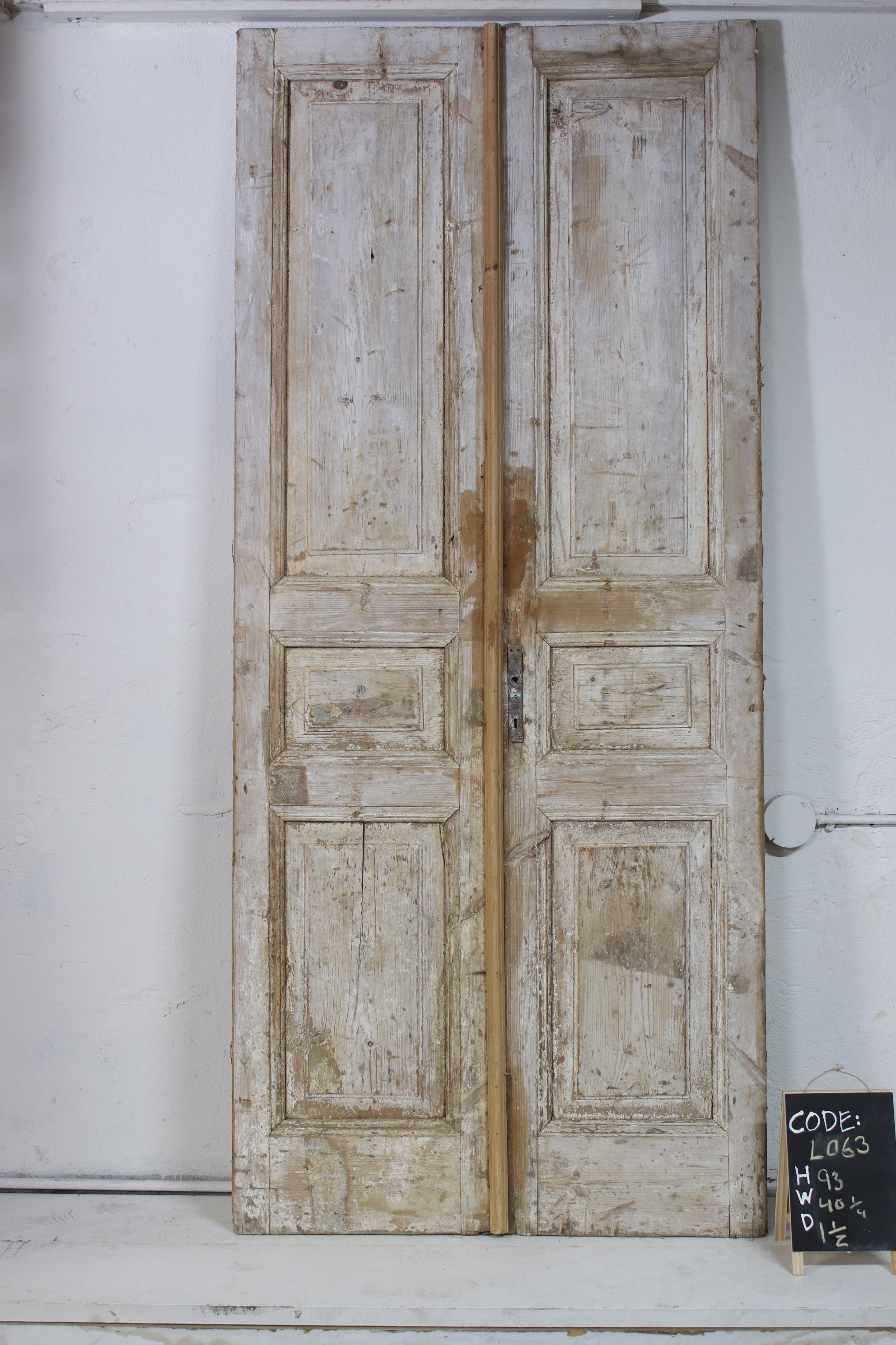 VINTAGE DBL FRENCH DOOR L063