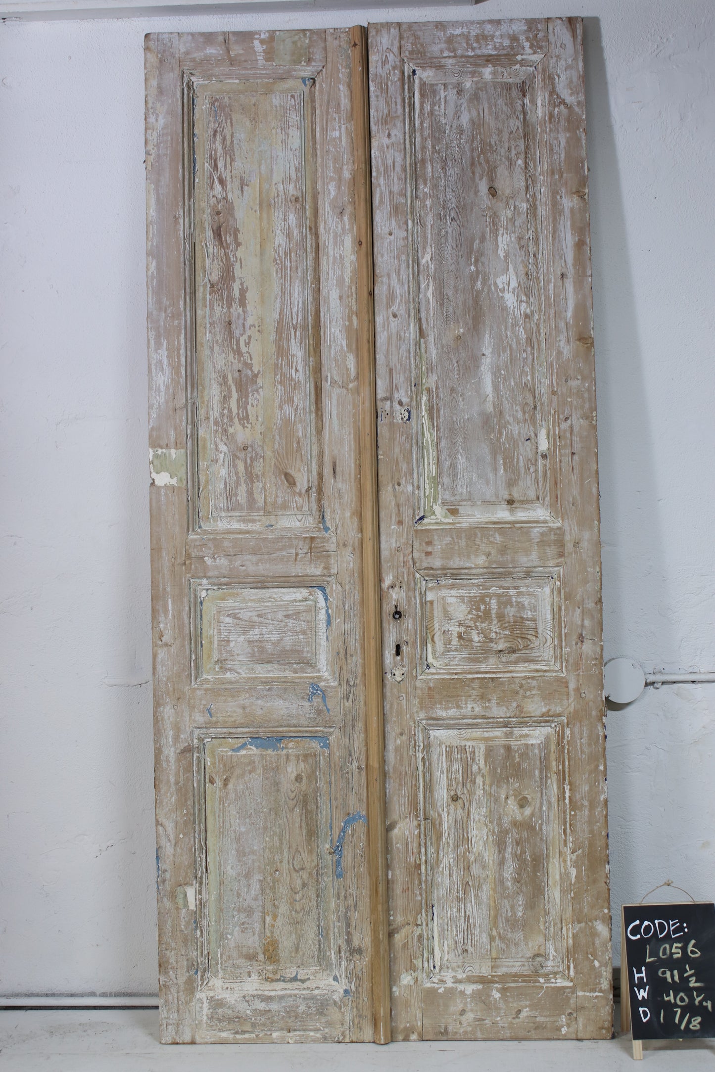 VINTAGE DBL FRENCH DOOR L056