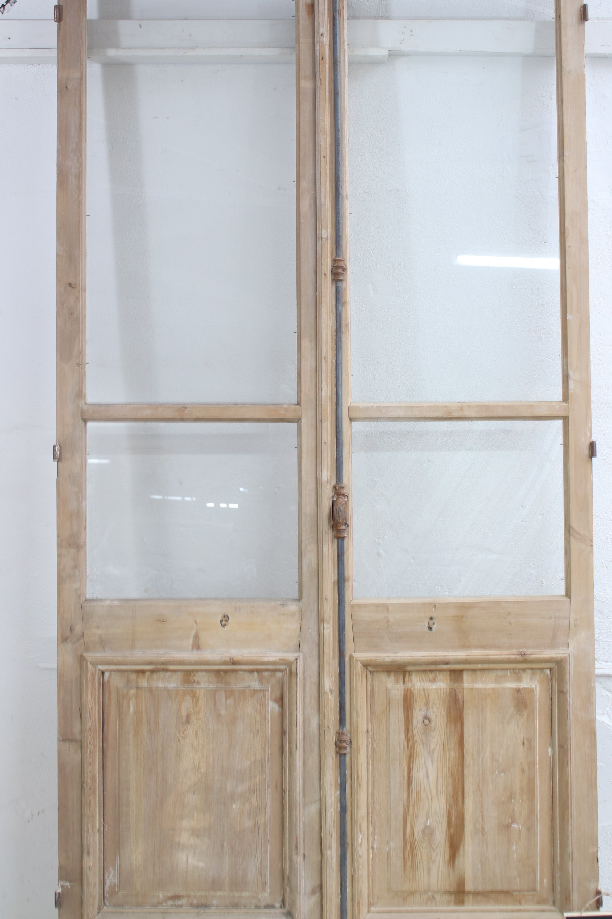 VINTAGE DBL FRENCH  GLASS DOOR L053