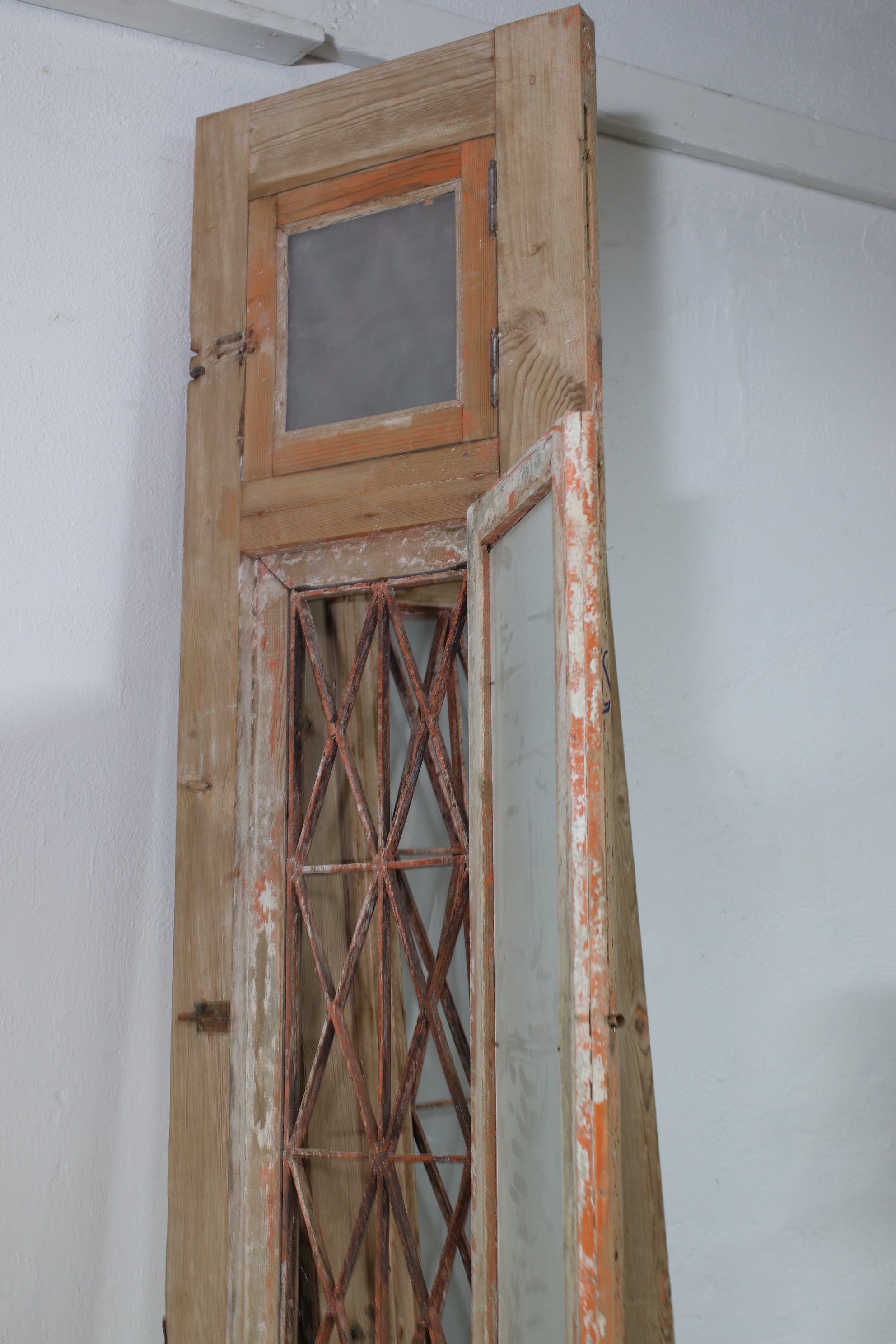 VINTAGE DBL METAL FRENCH DOOR L051