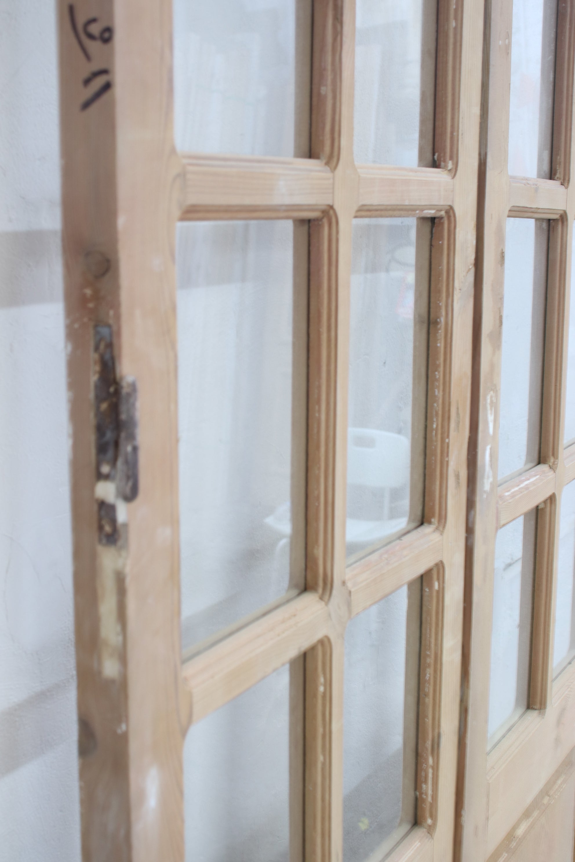 VINTAGE DBL FRENCH  GLASS DOOR L067