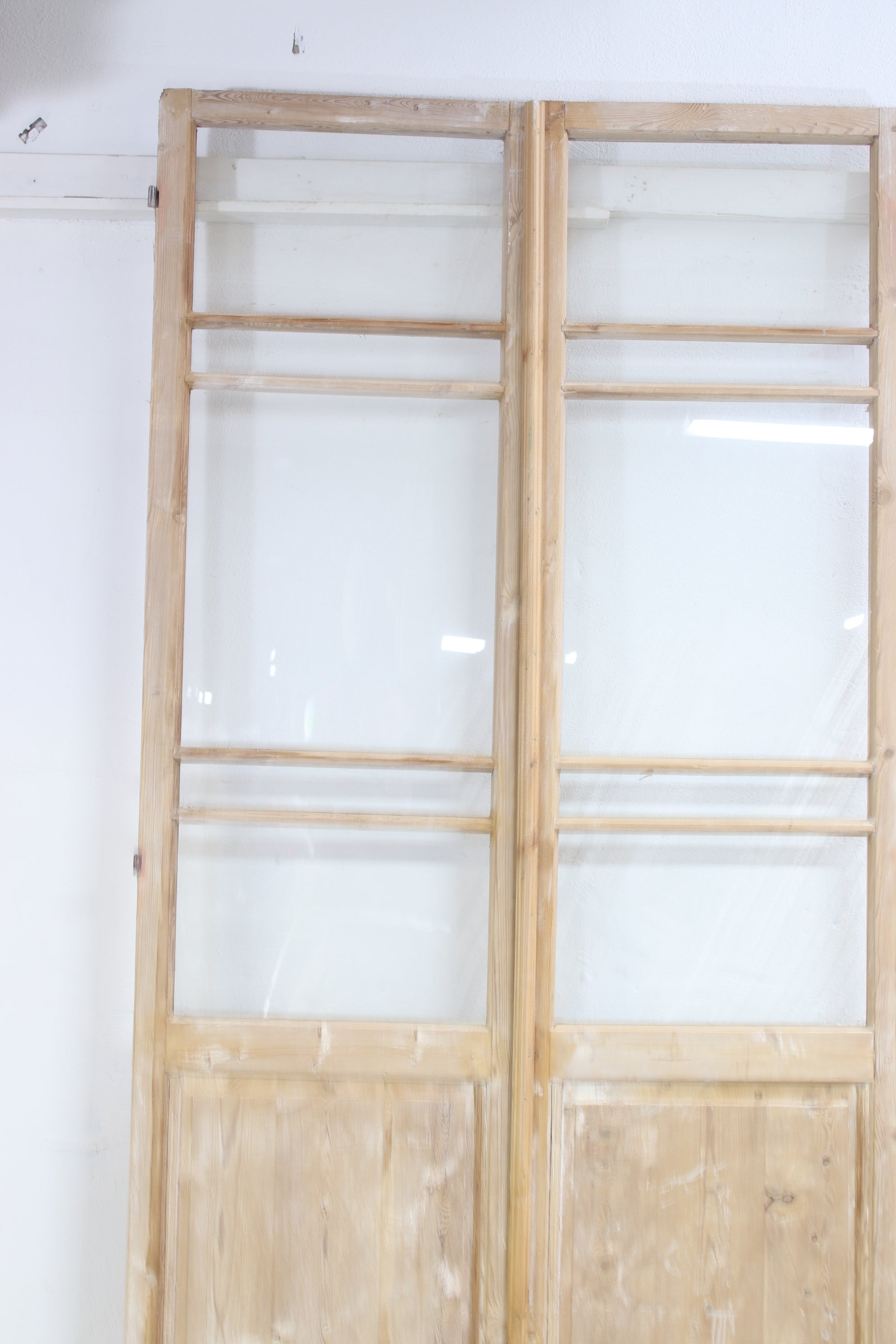 VINTAGE DBL FRENCH  GLASS DOOR L072