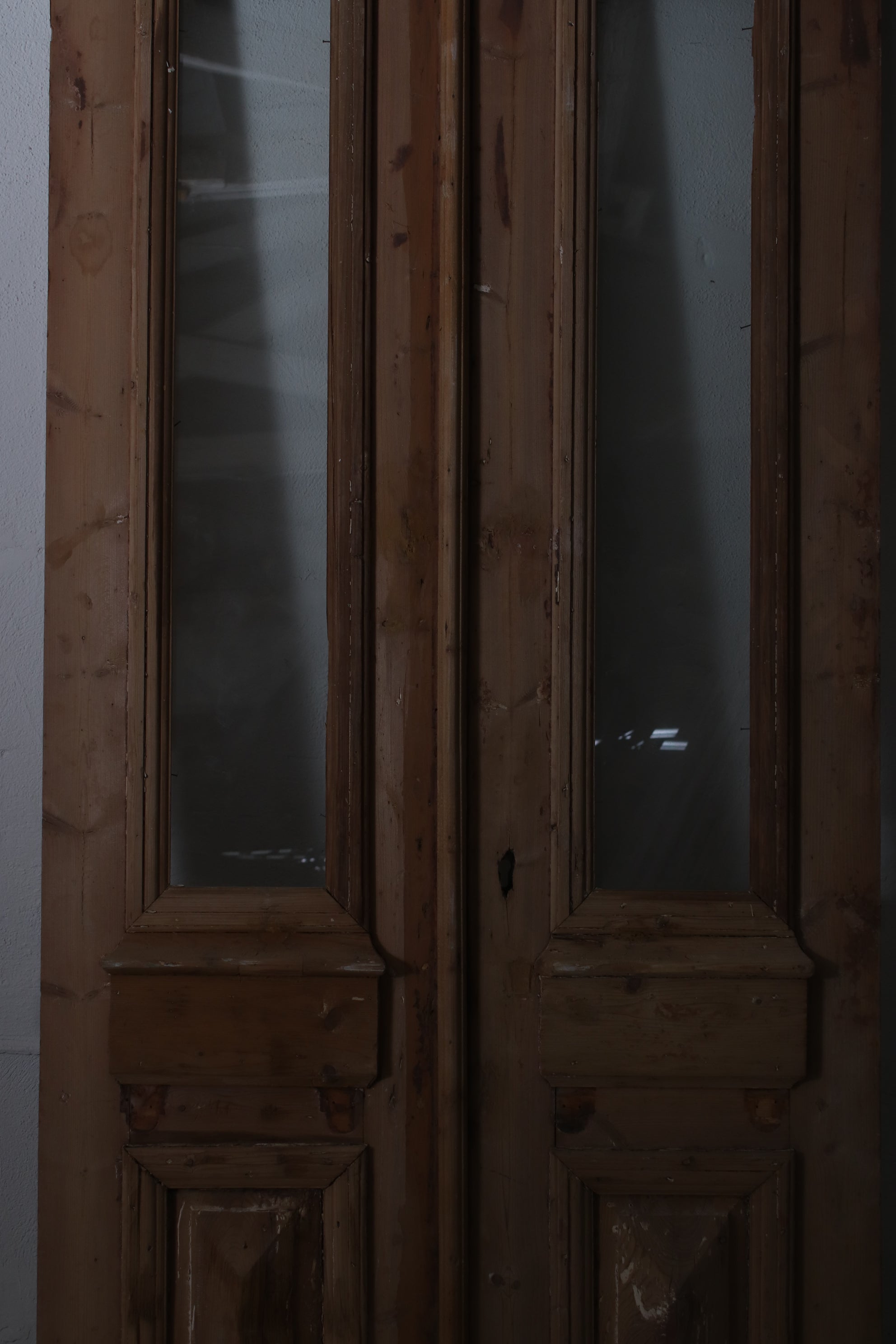 VINTAGE DBL FRENCH  GLASS DOOR L092