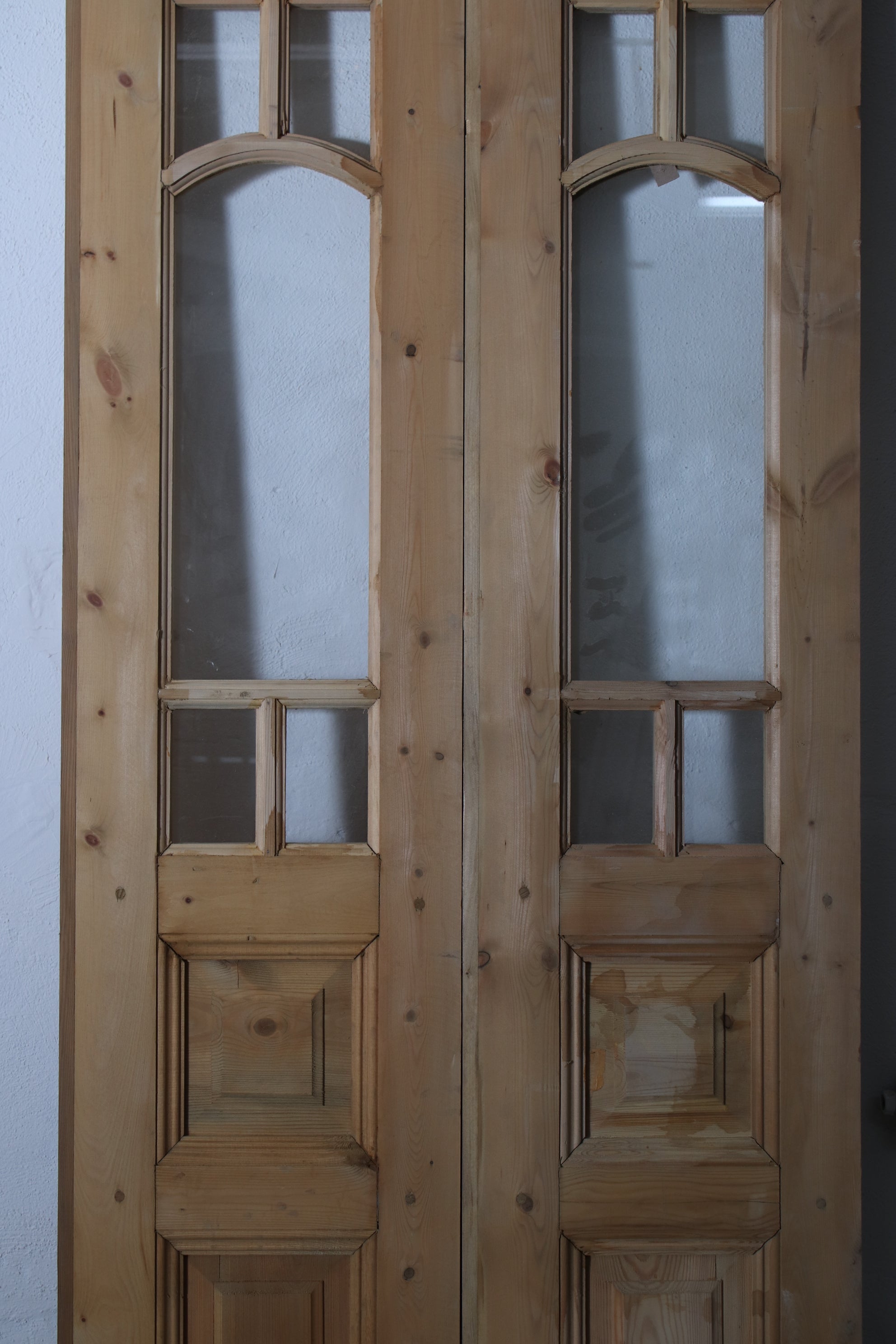 VINTAGE DBL FRENCH  GLASS DOOR L102