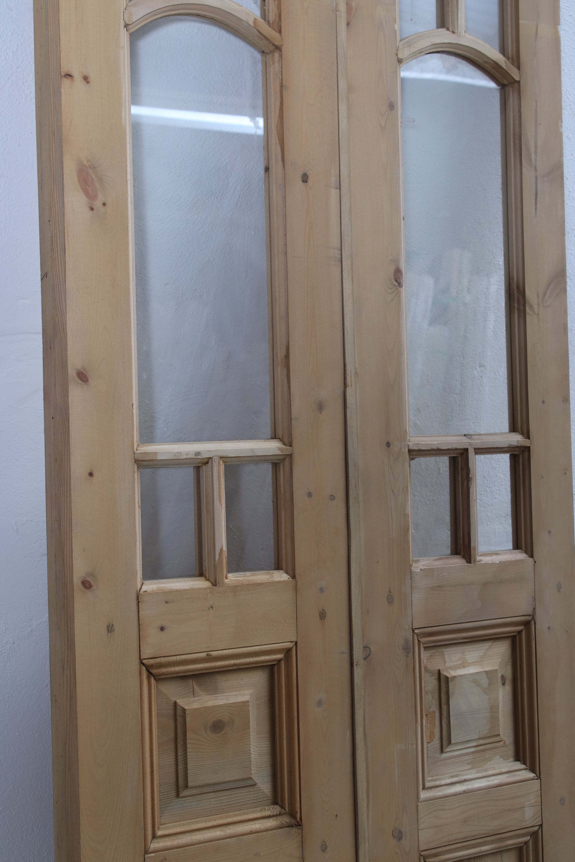 VINTAGE DBL FRENCH  GLASS DOOR L102