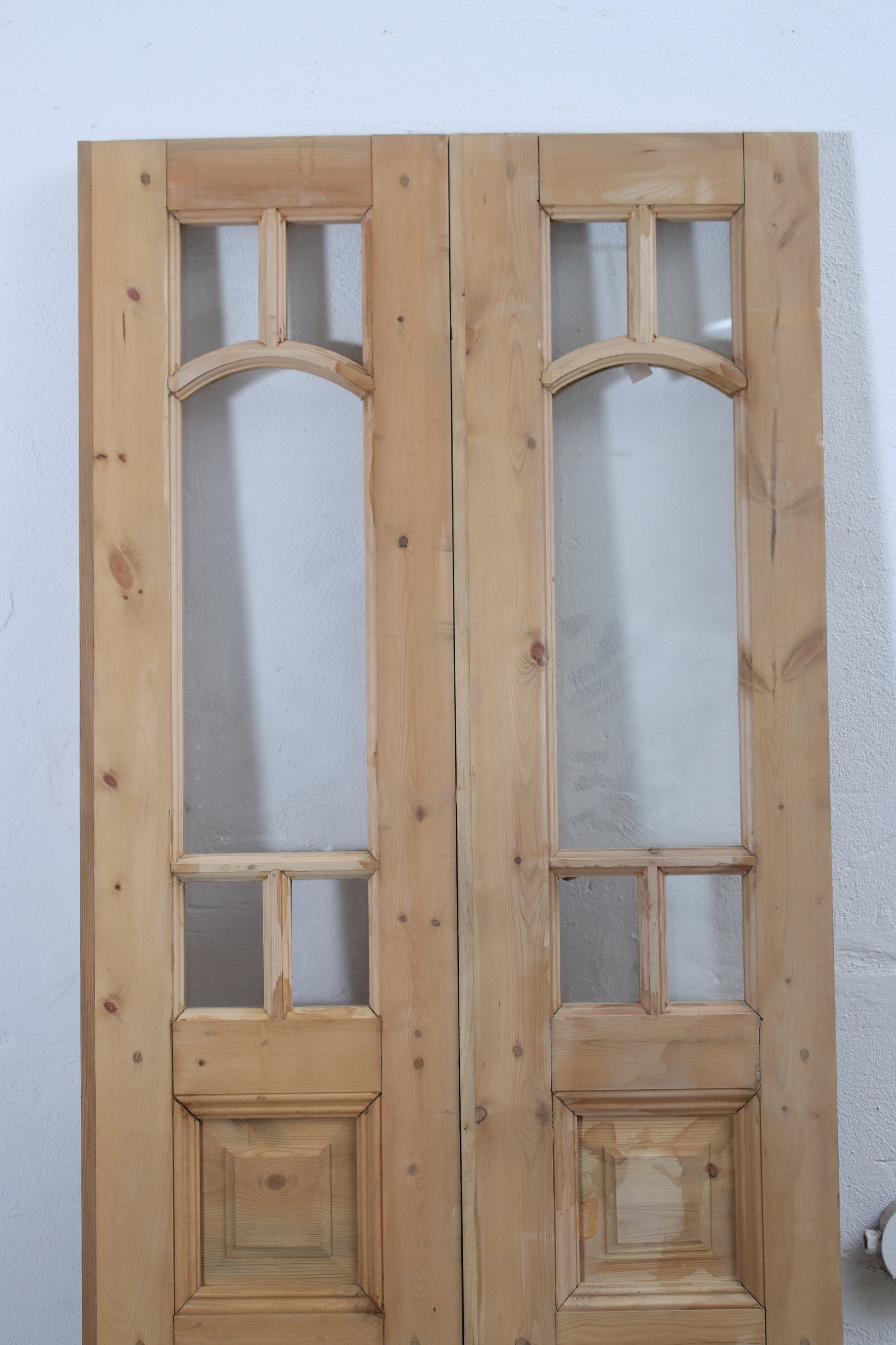 VINTAGE DBL FRENCH  GLASS DOOR L103