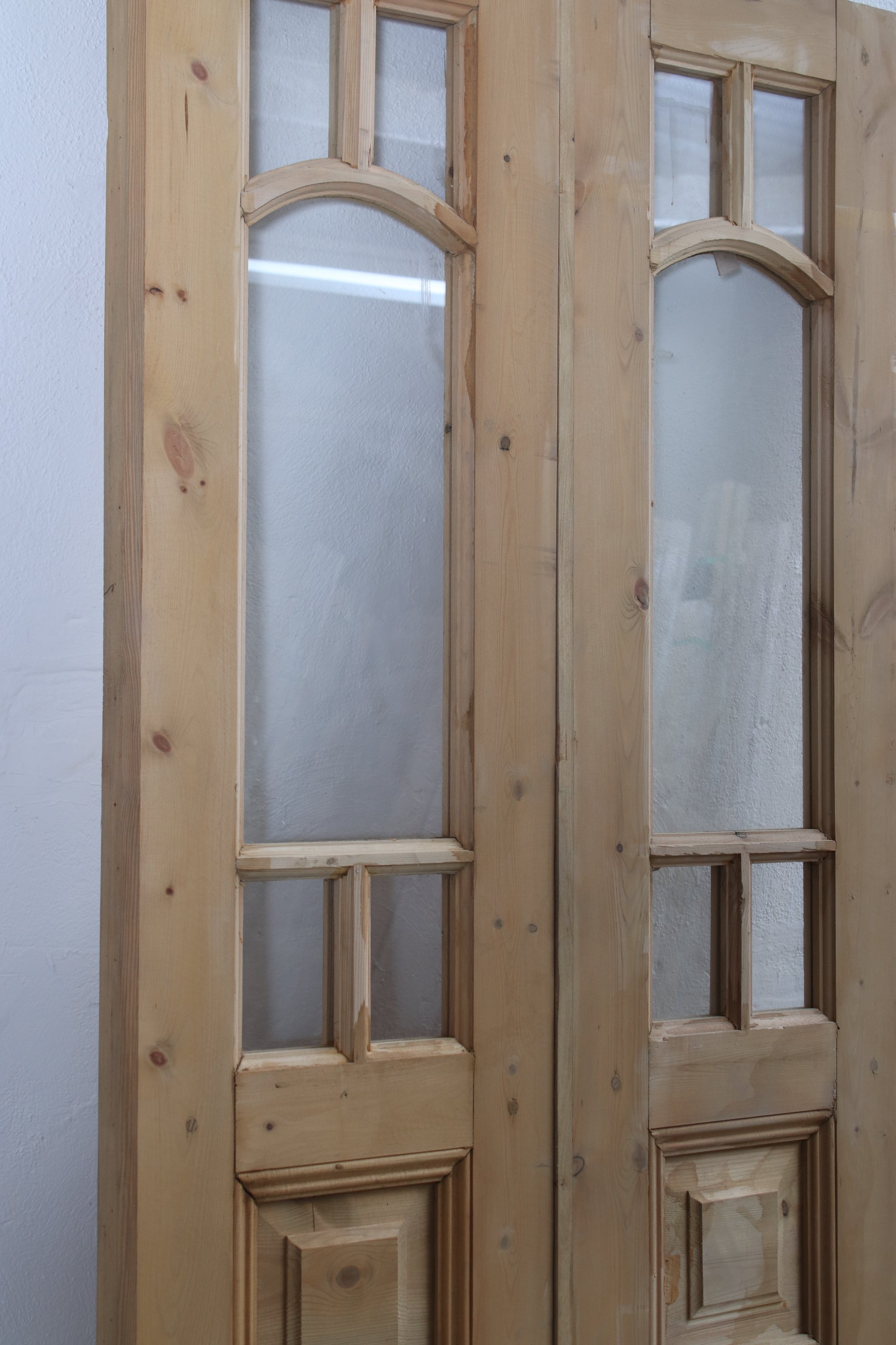 VINTAGE DBL FRENCH  GLASS DOOR L103