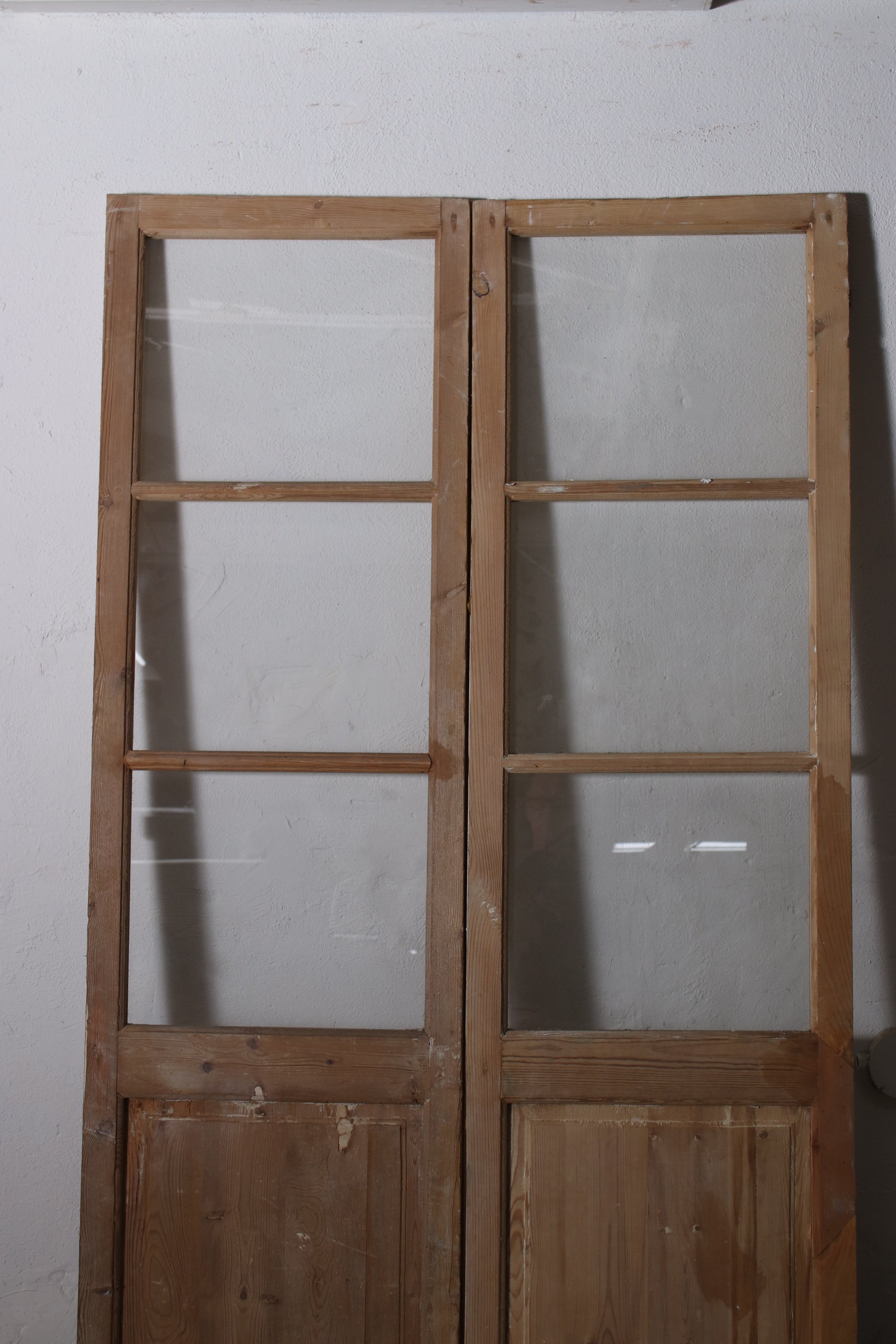 VINTAGE DBL FRENCH  GLASS DOOR L106