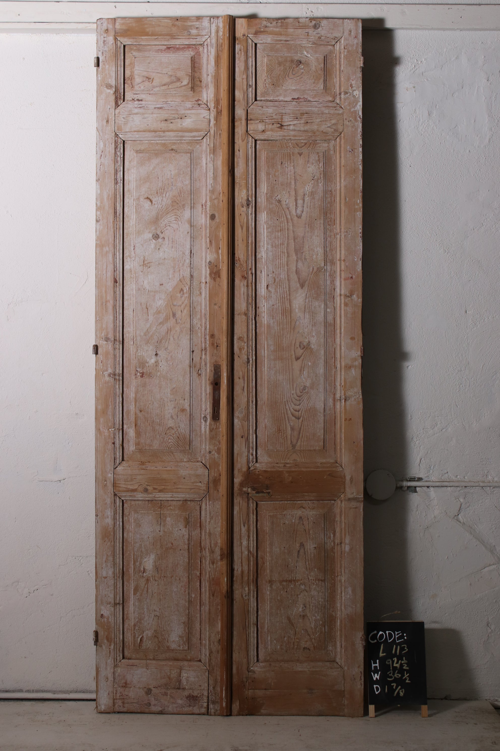 VINTAGE DBL FRENCH  DOOR L113