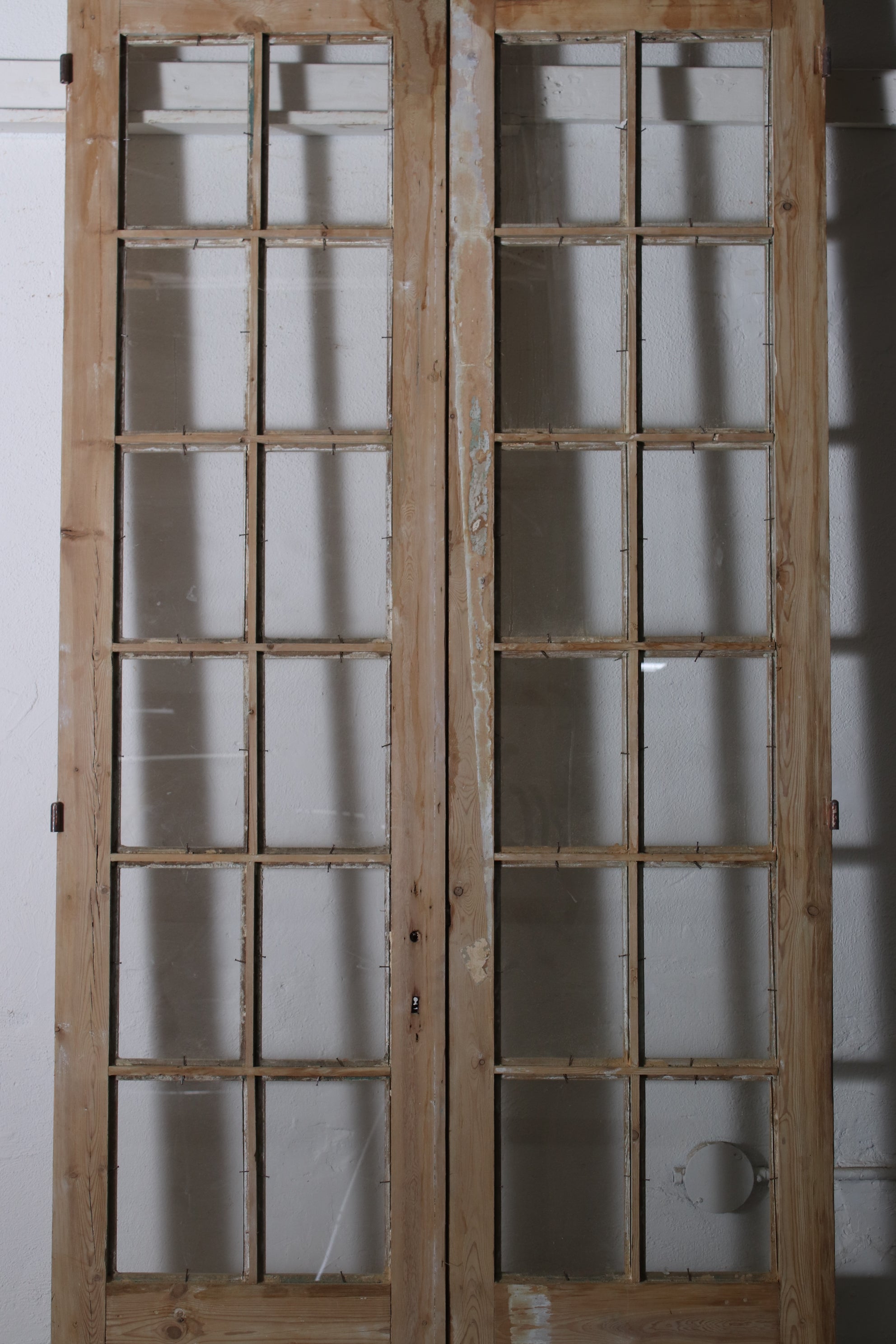 VINTAGE DBL FRENCH  GLASS DOOR L122