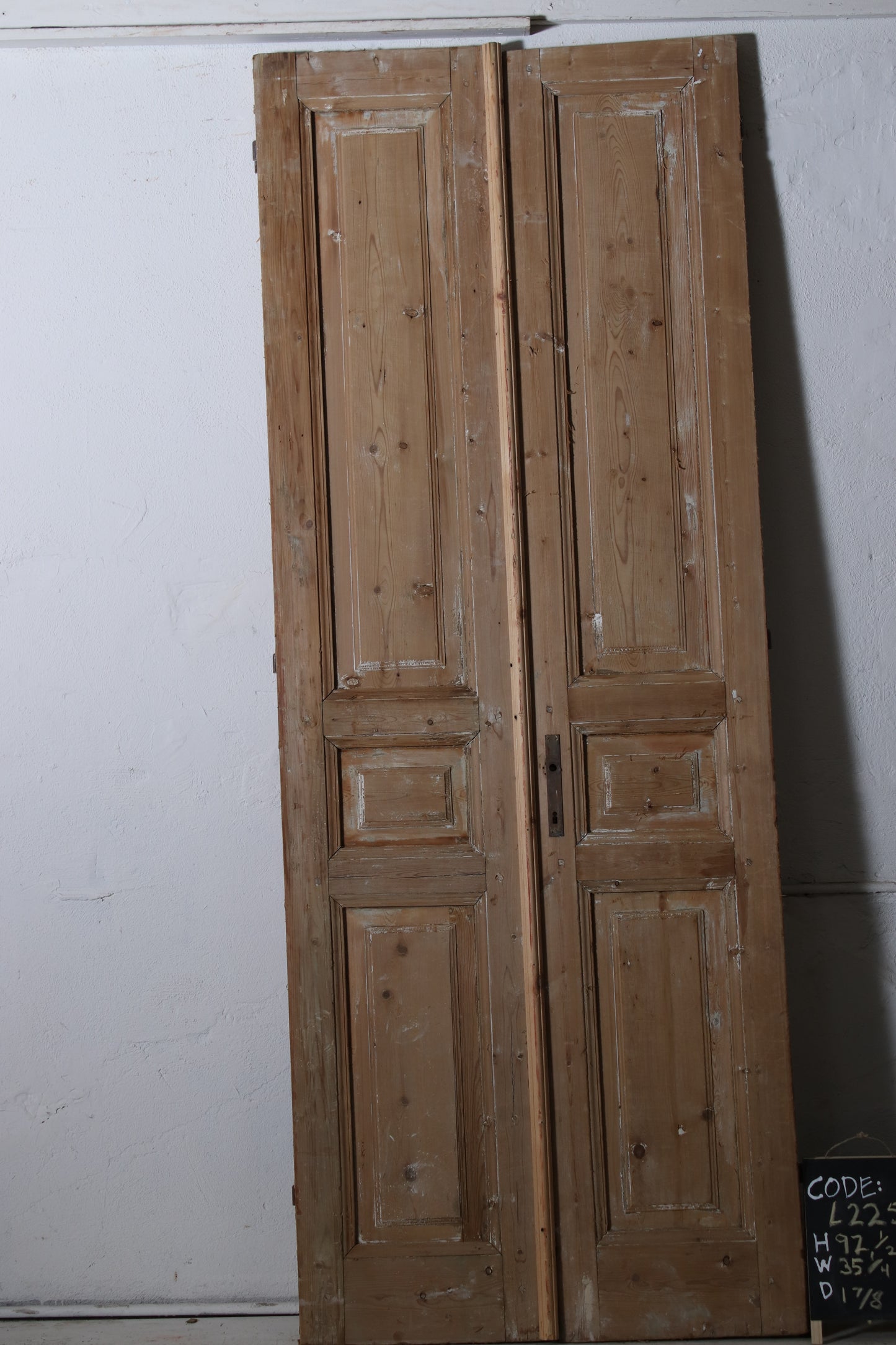 VINTAGE DBL FRENCH  DOOR L225