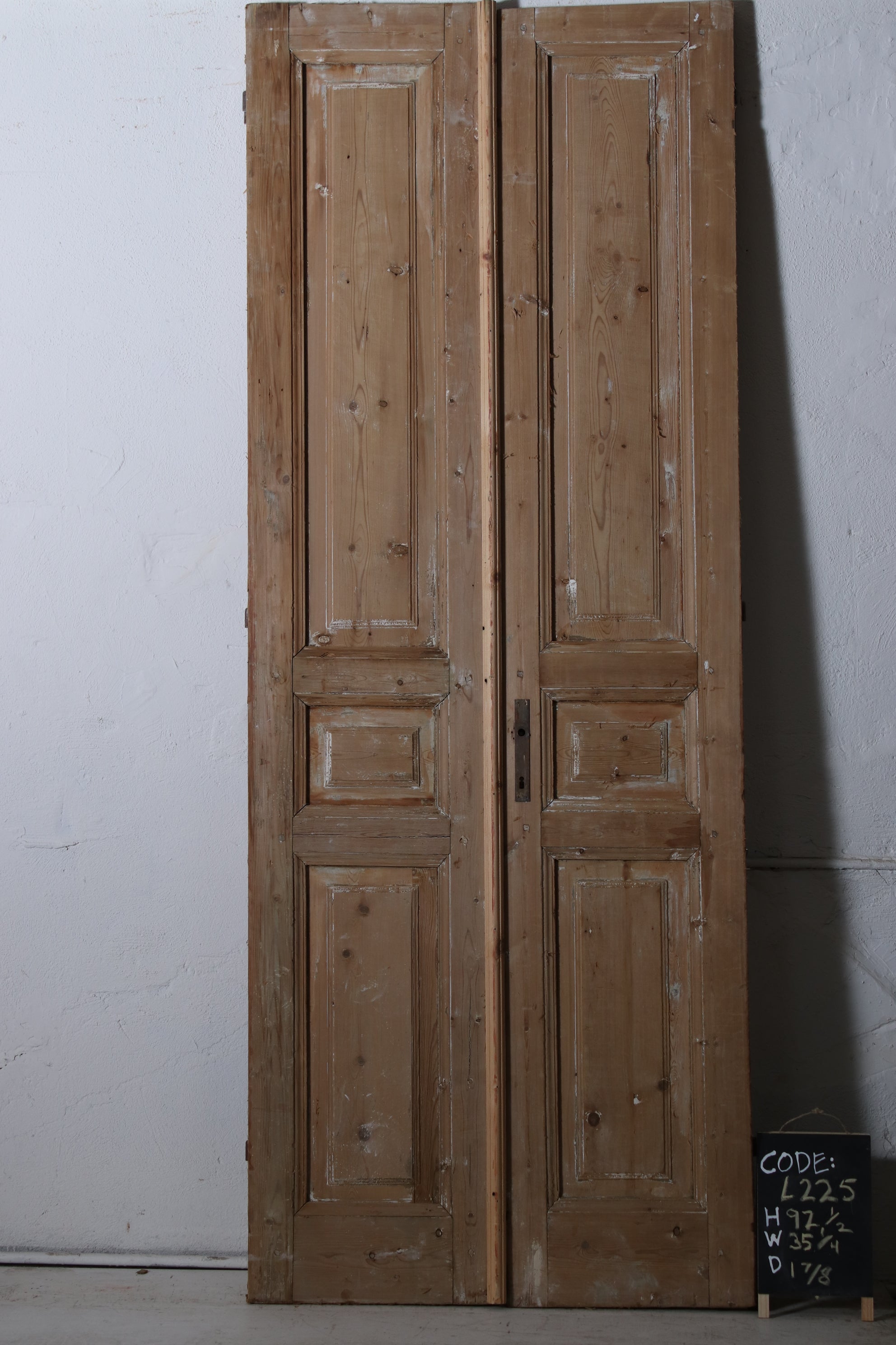 VINTAGE DBL FRENCH  DOOR L225
