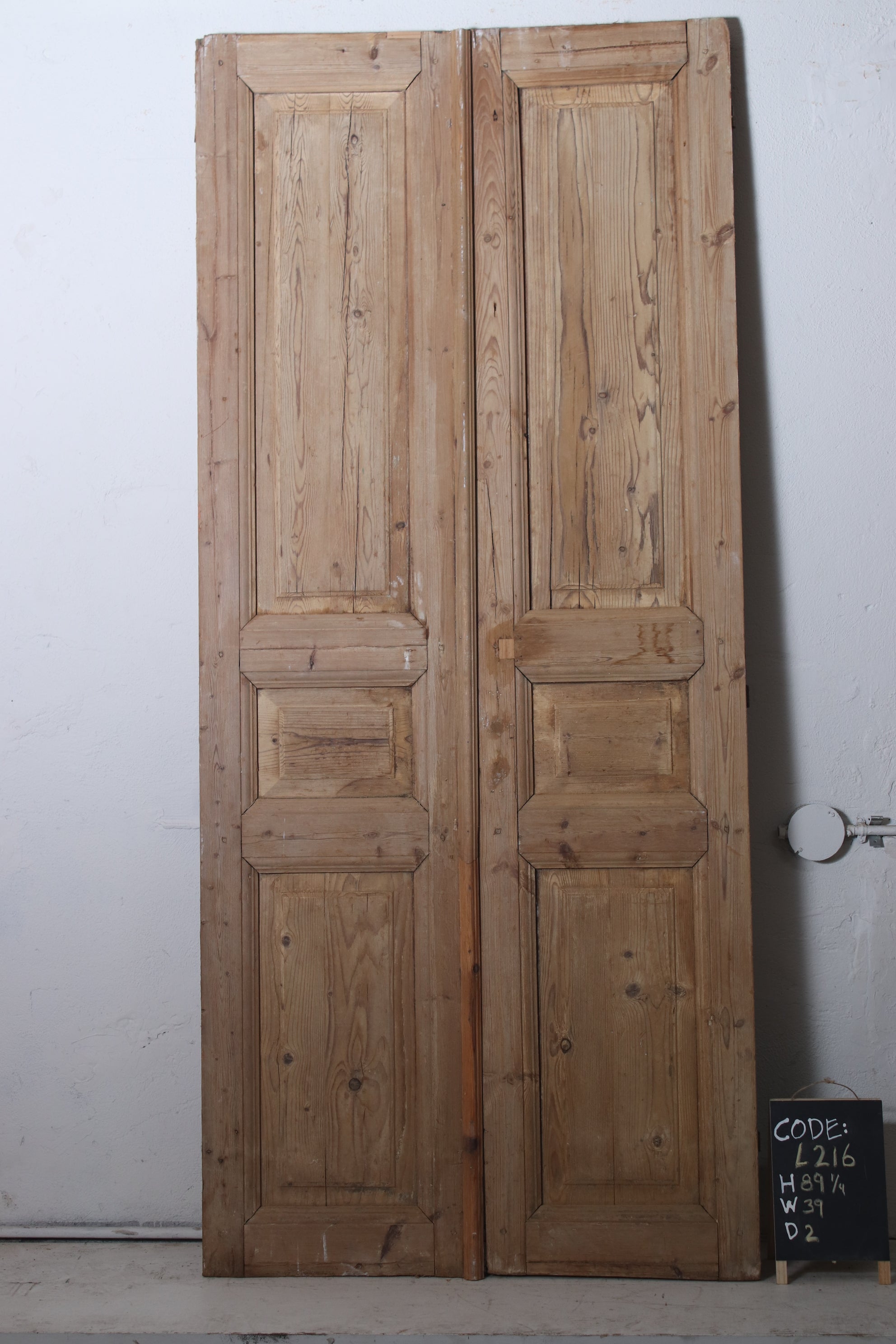 VINTAGE DBL FRENCH  DOOR L216