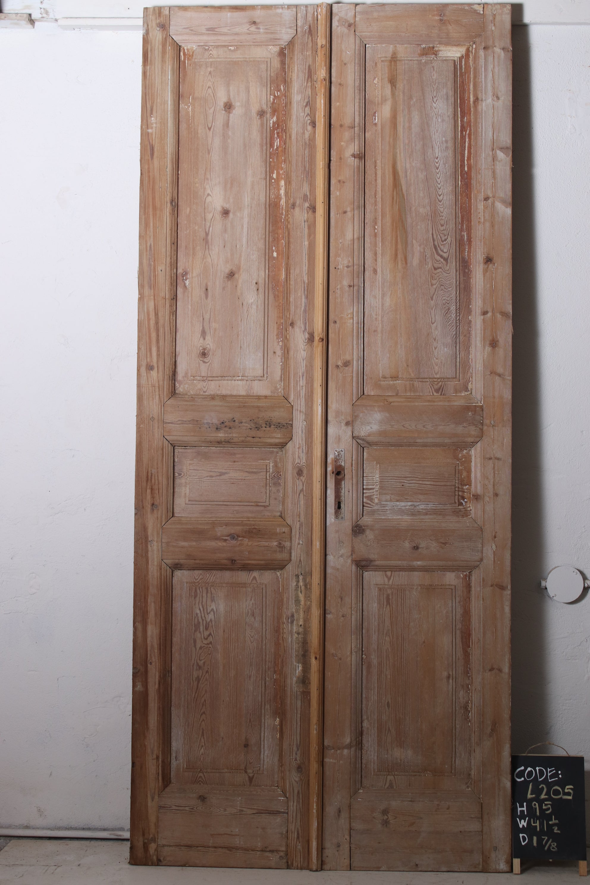 VINTAGE DBL FRENCH  DOOR L205