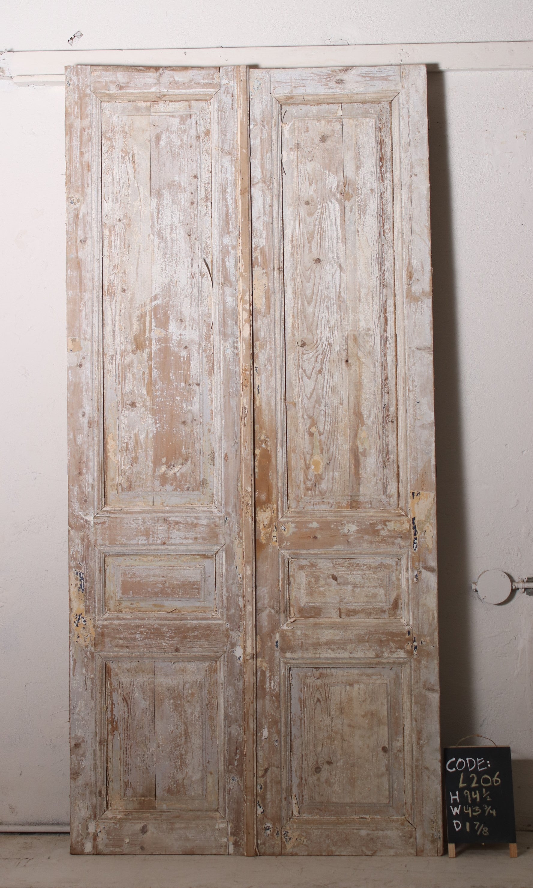 VINTAGE DBL FRENCH  DOOR L206