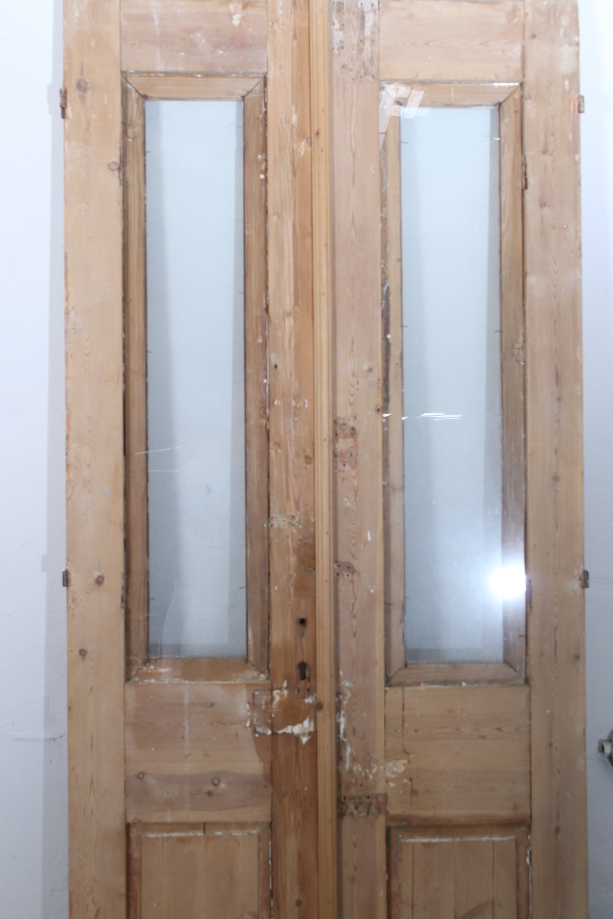 VINTAGE DBL FRENCH  GLASS DOOR L210