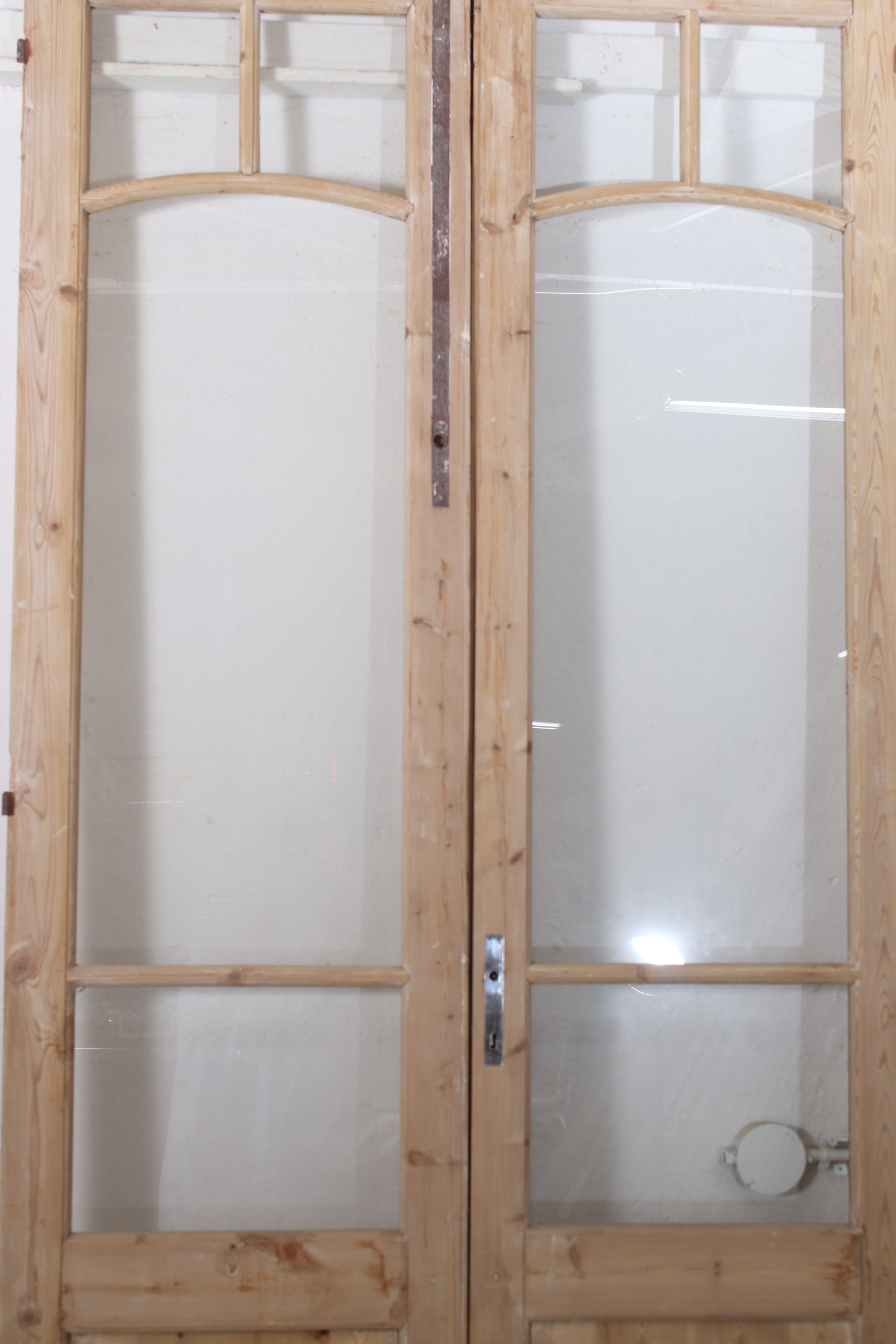 VINTAGE DBL FRENCH  GLASS DOOR L204