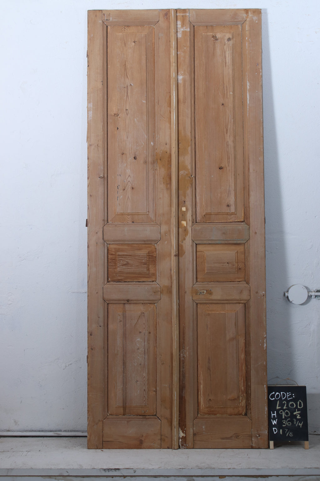 Vintage Double French Doors (Solid Wood) - L200