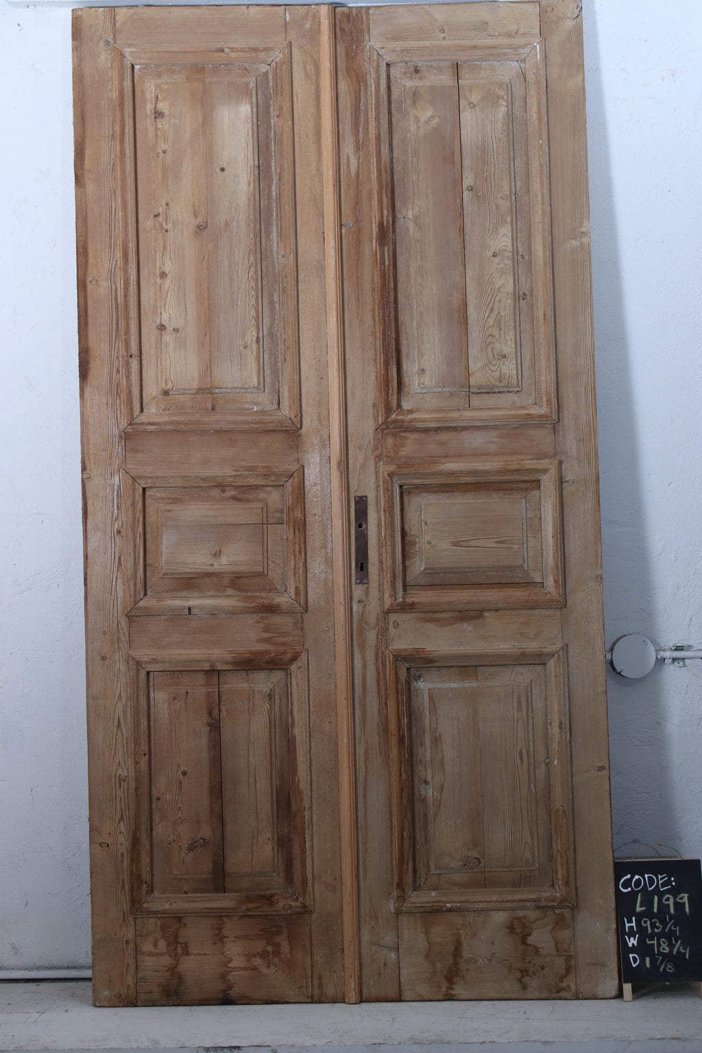 Vintage Double French Doors (Solid Wood) - L199