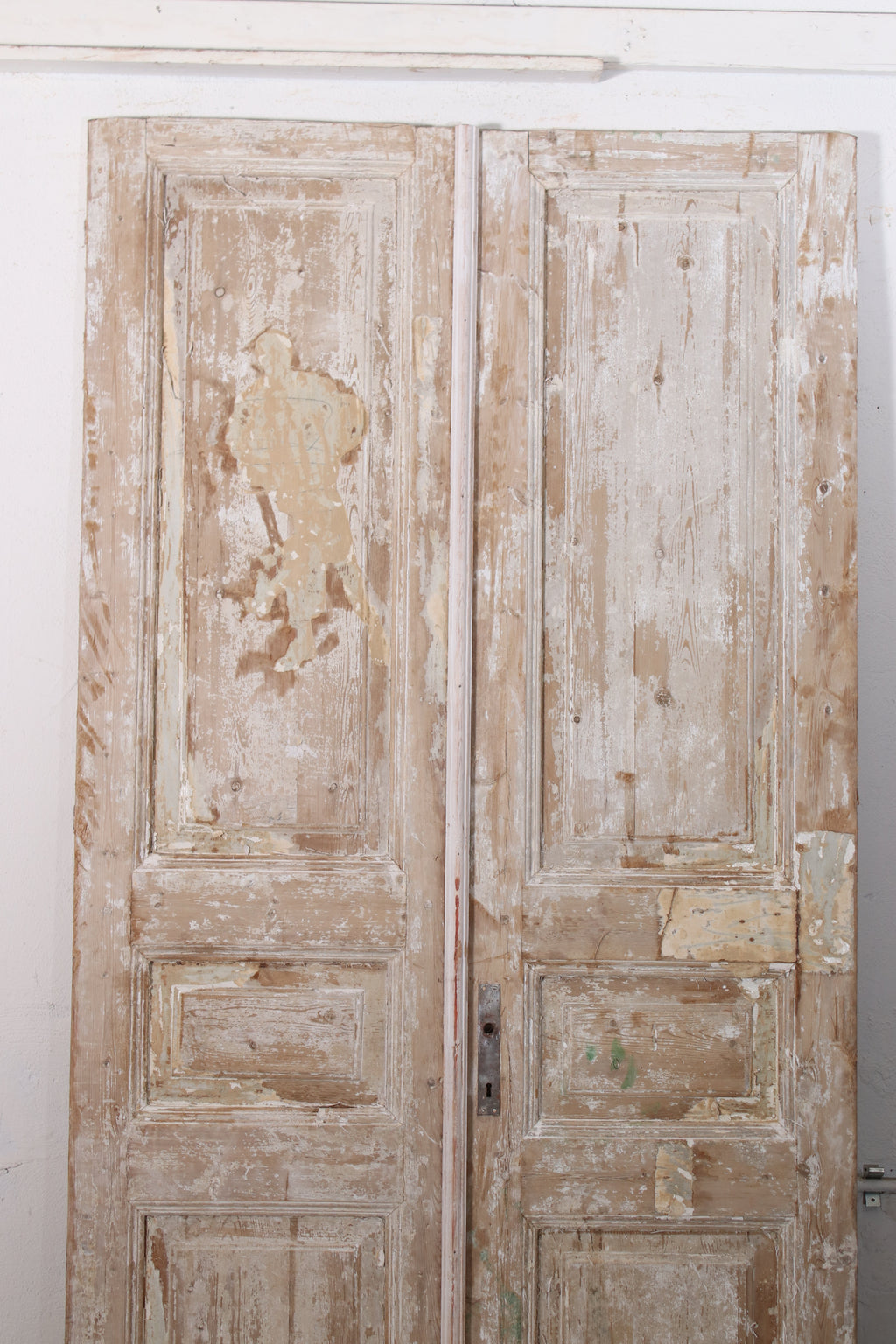Vintage Double French Doors (Solid Wood) - L192