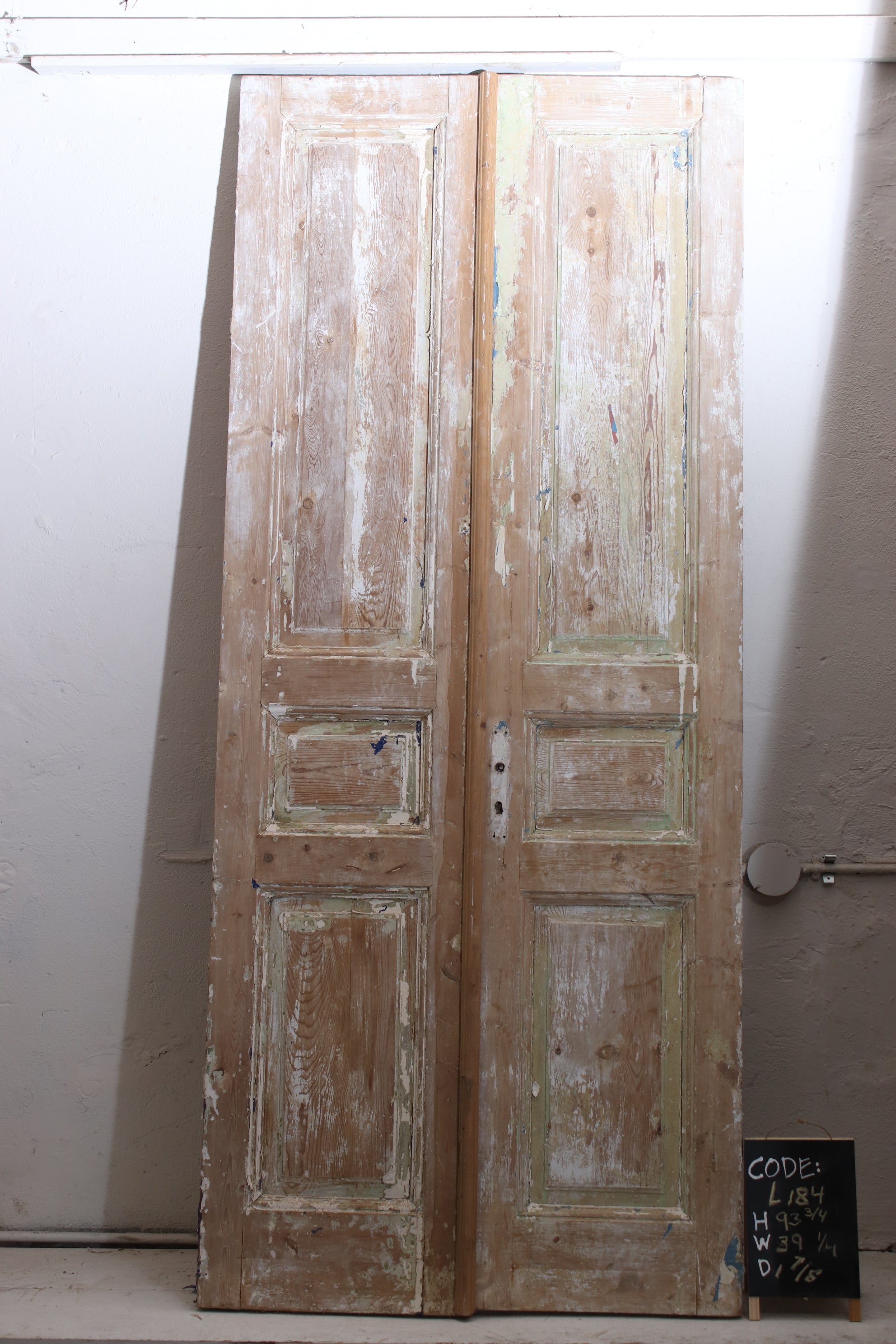 VINTAGE DBL FRENCH DOOR L184