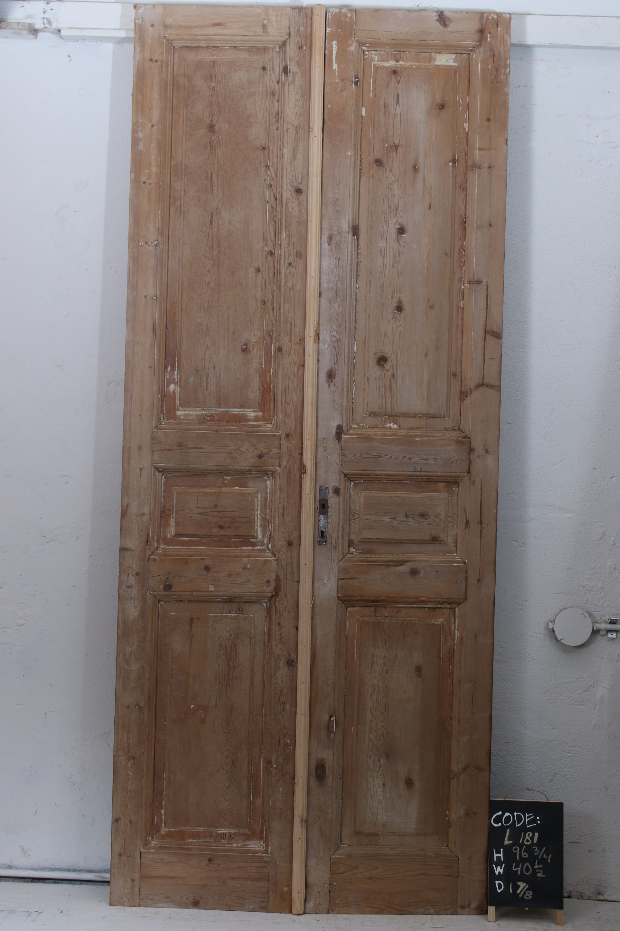 VINTAGE DBL FRENCH DOOR L181