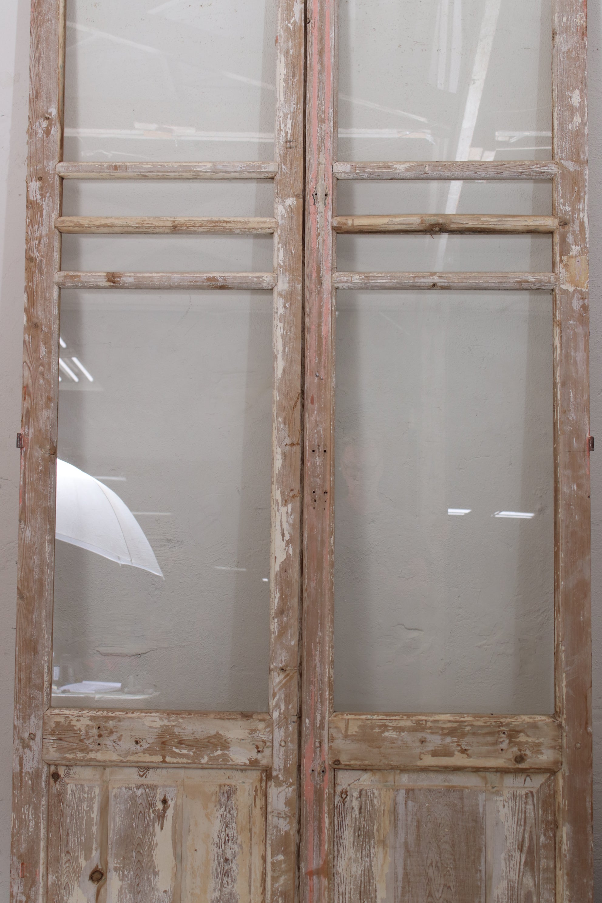 VINTAGE DBL FRENCH  GLASS DOOR L179