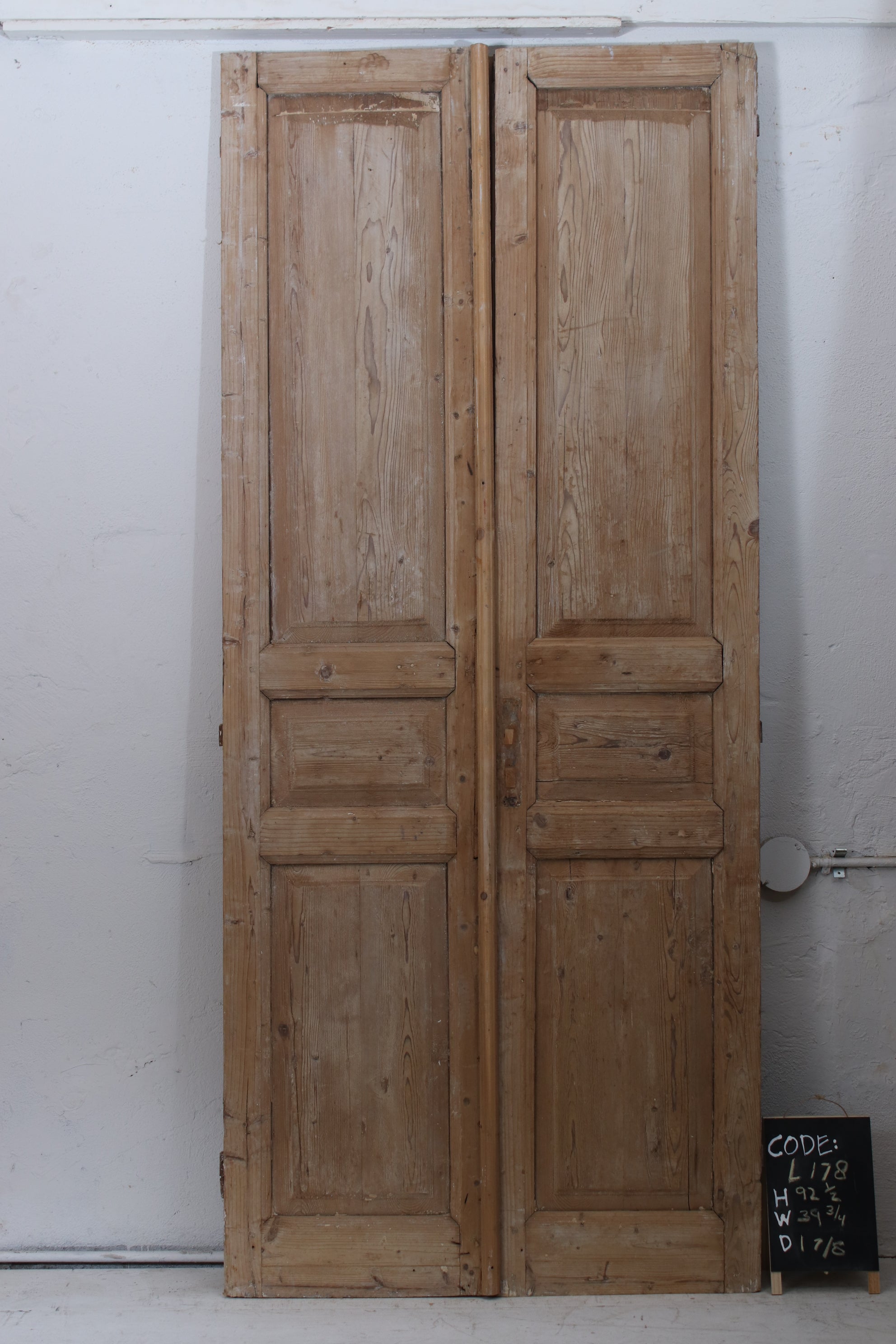 VINTAGE DBL FRENCH DOOR L178