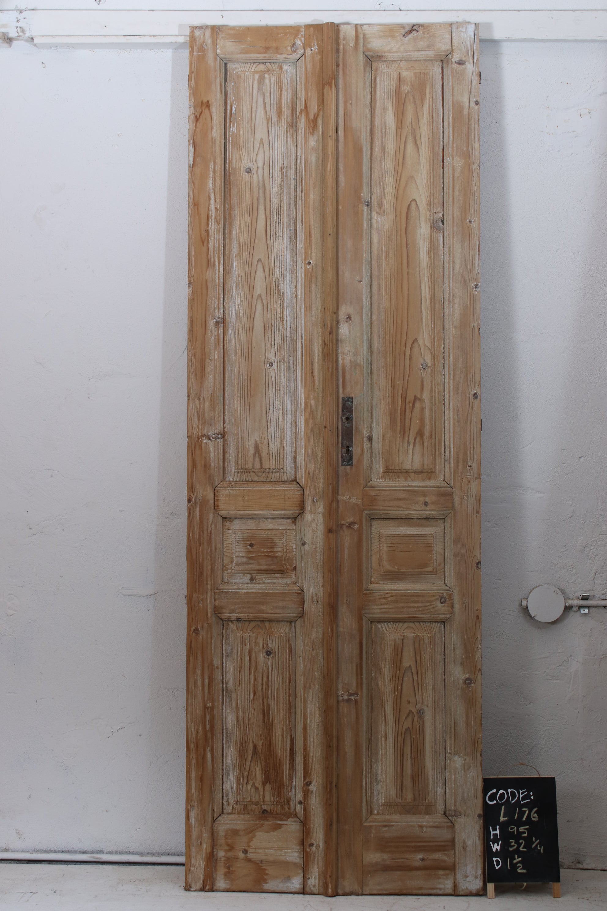 VINTAGE DBL FRENCH DOOR L176