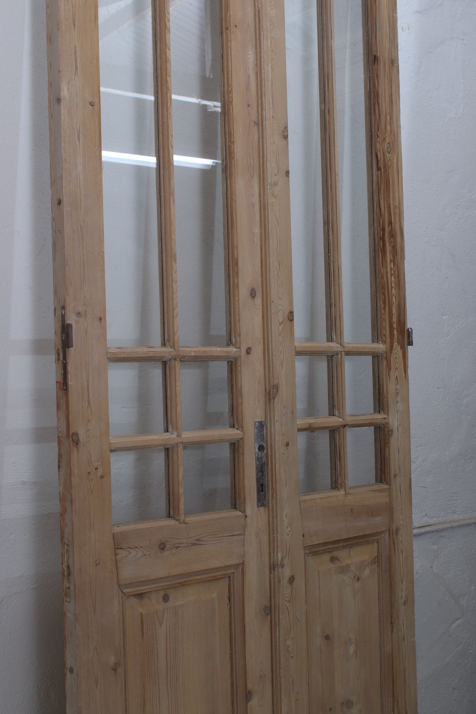 VINTAGE DBL FRENCH  GLASS DOOR L170