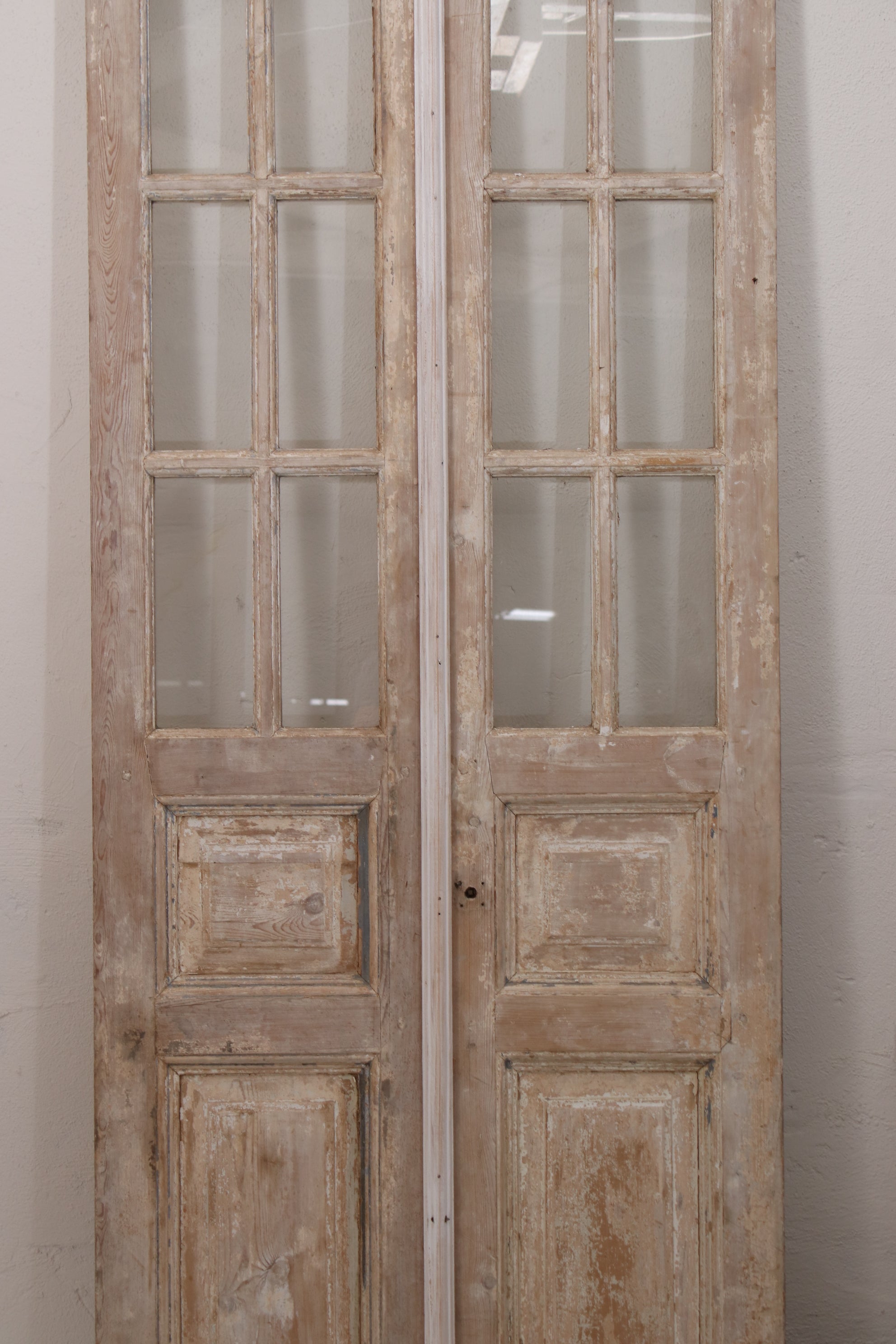 VINTAGE DBL FRENCH  GLASS DOOR L169